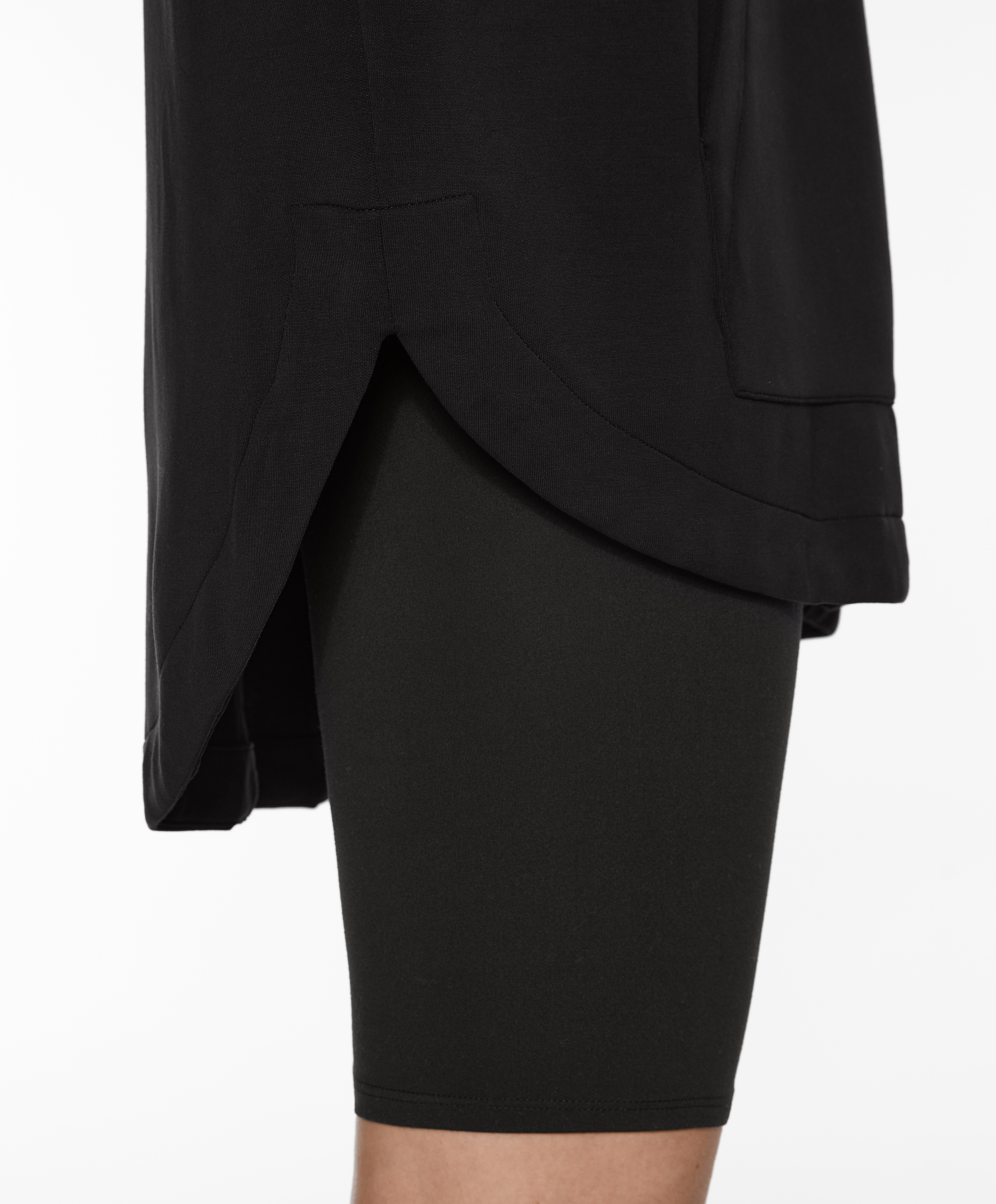 Oversize jacket with modal