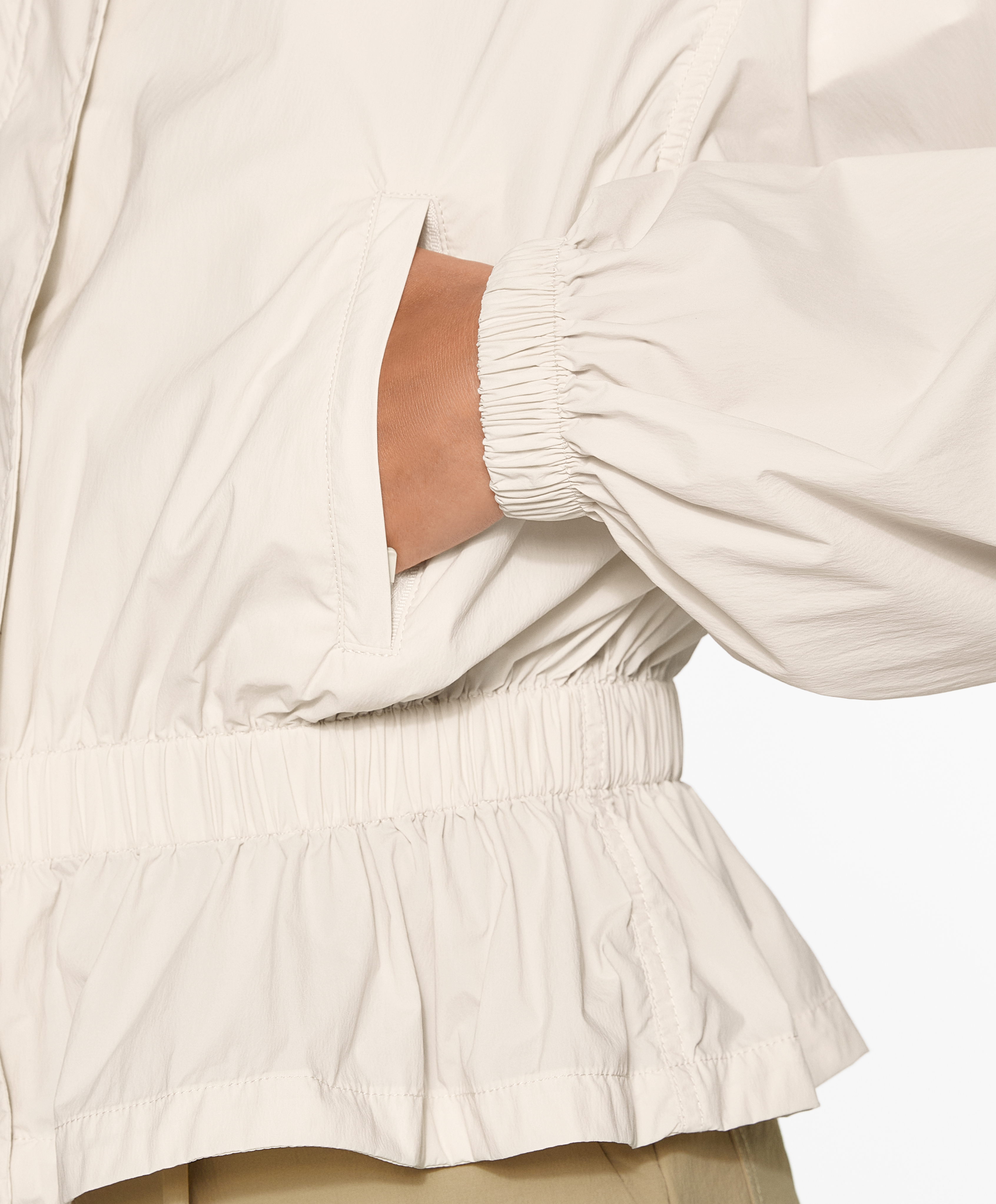 Water-repellent technical jacket