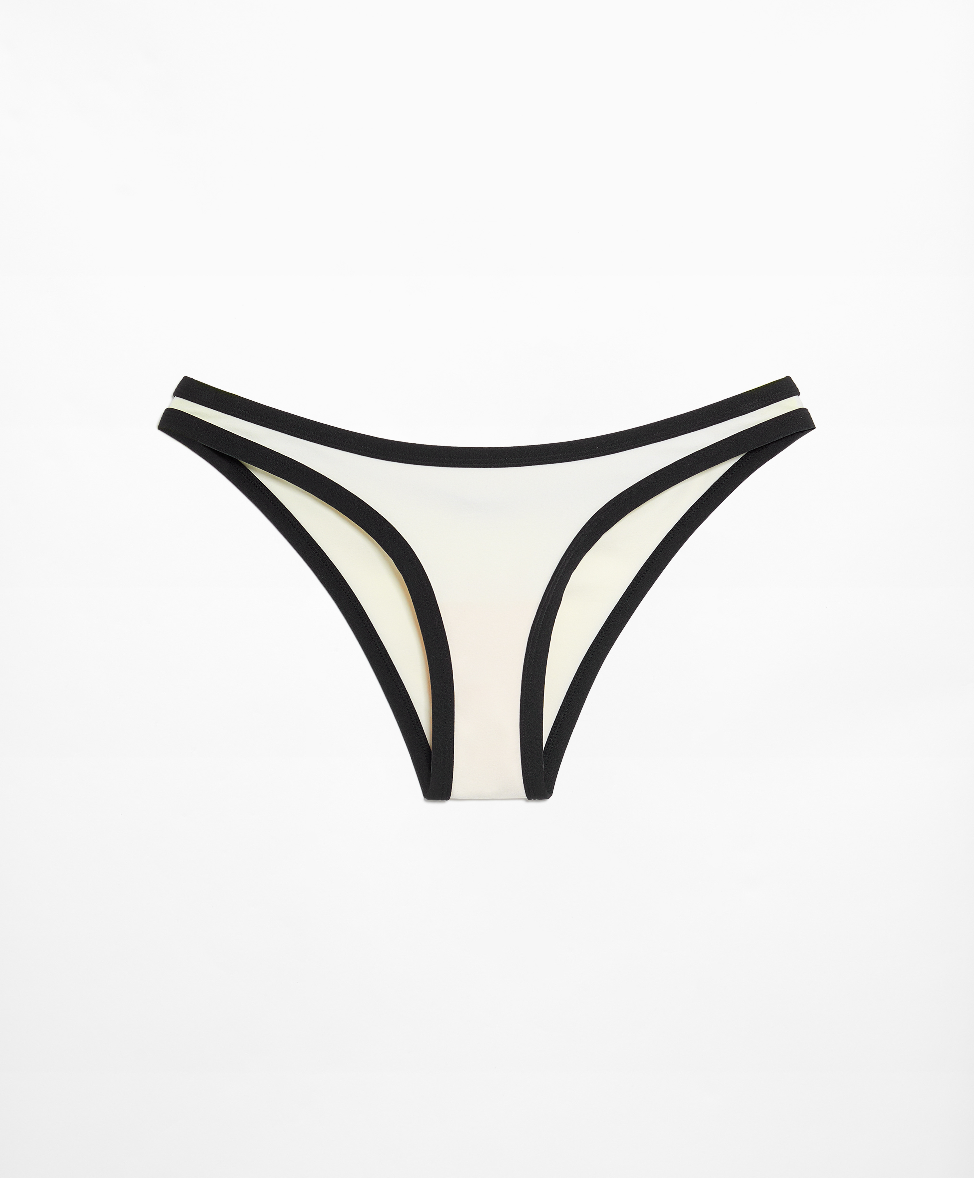 Contrast trim medium-coverage bikini briefs