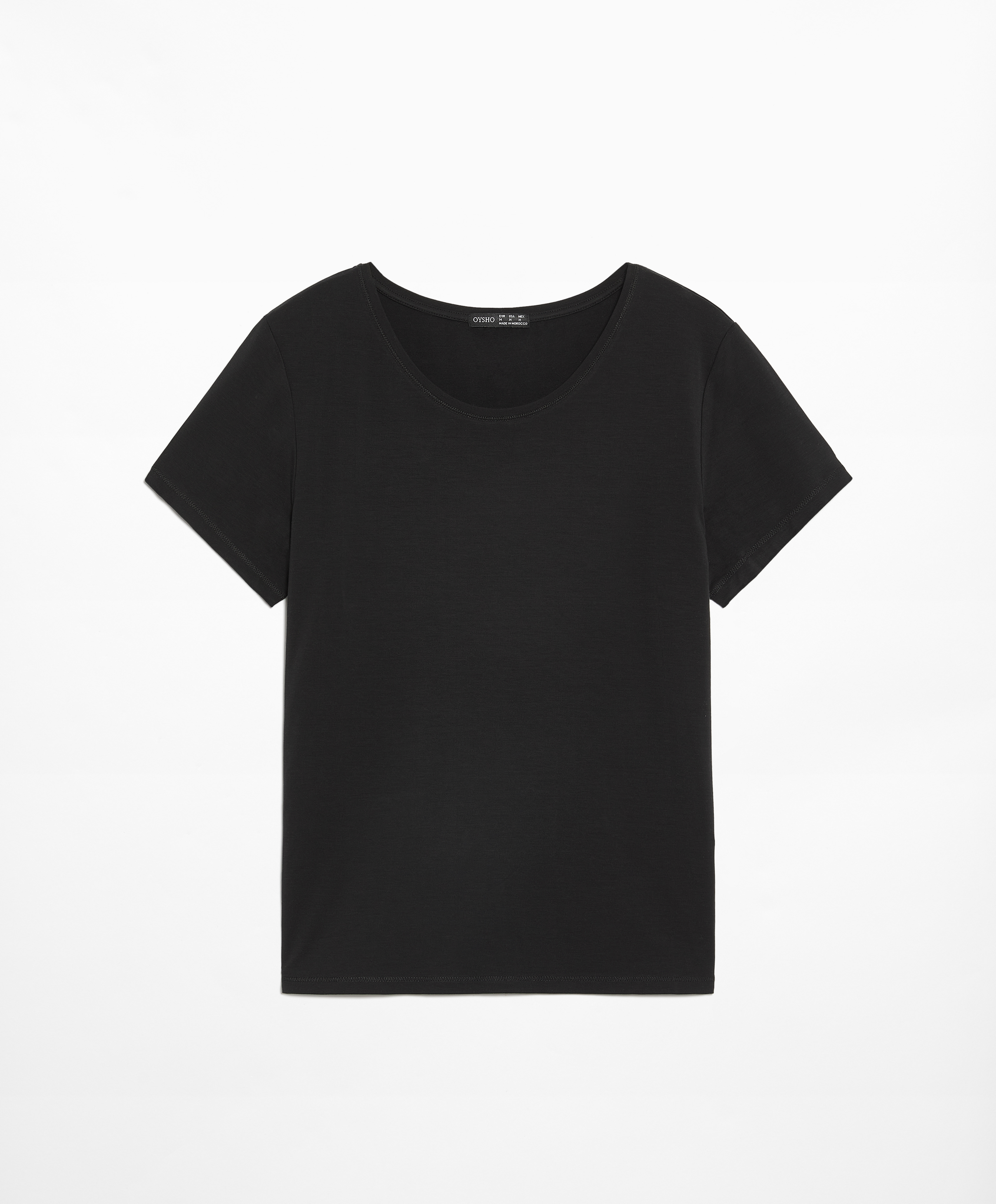 Short sleeve lyocell blend T-shirt