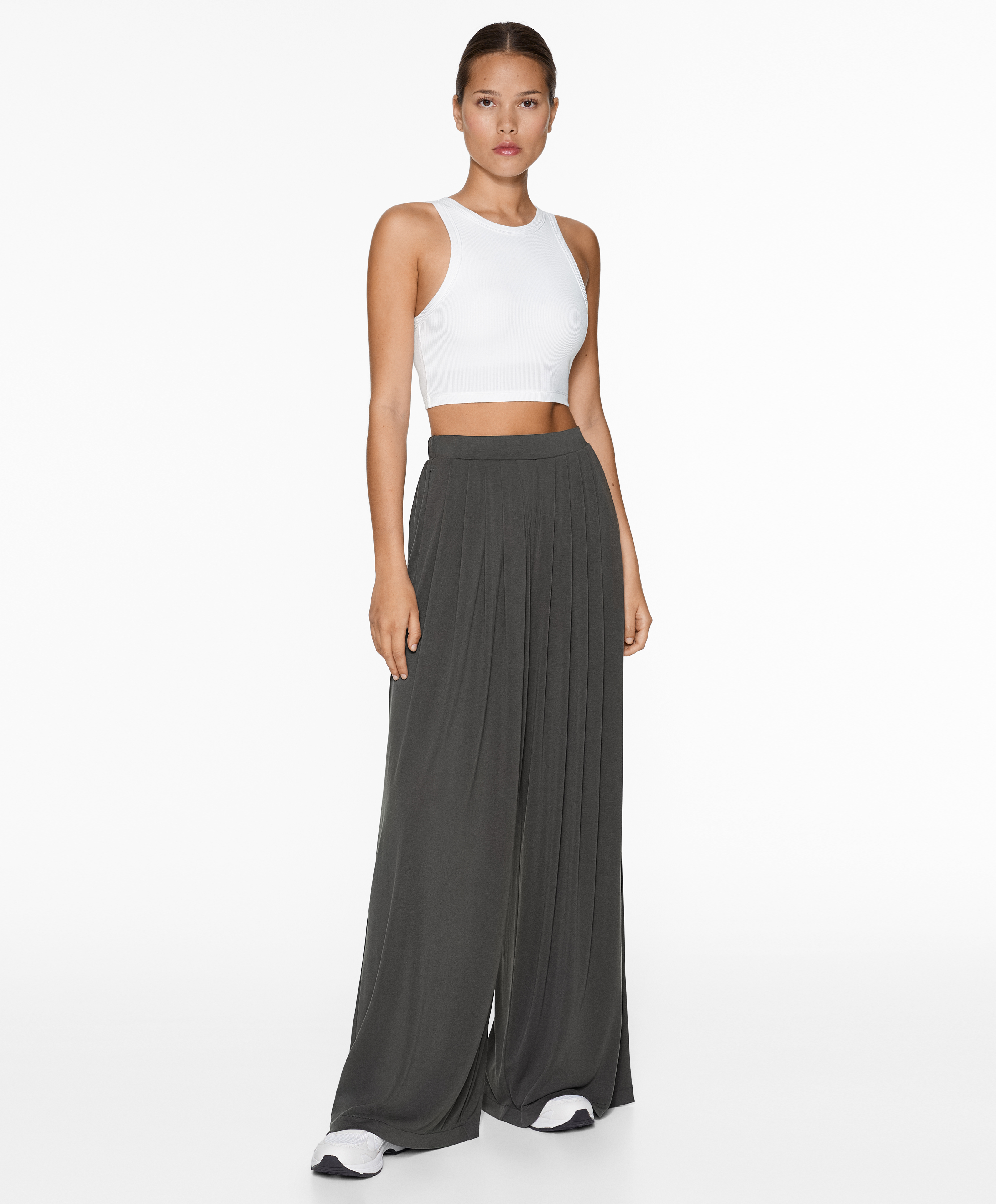 Extra-wide modal blend joggers