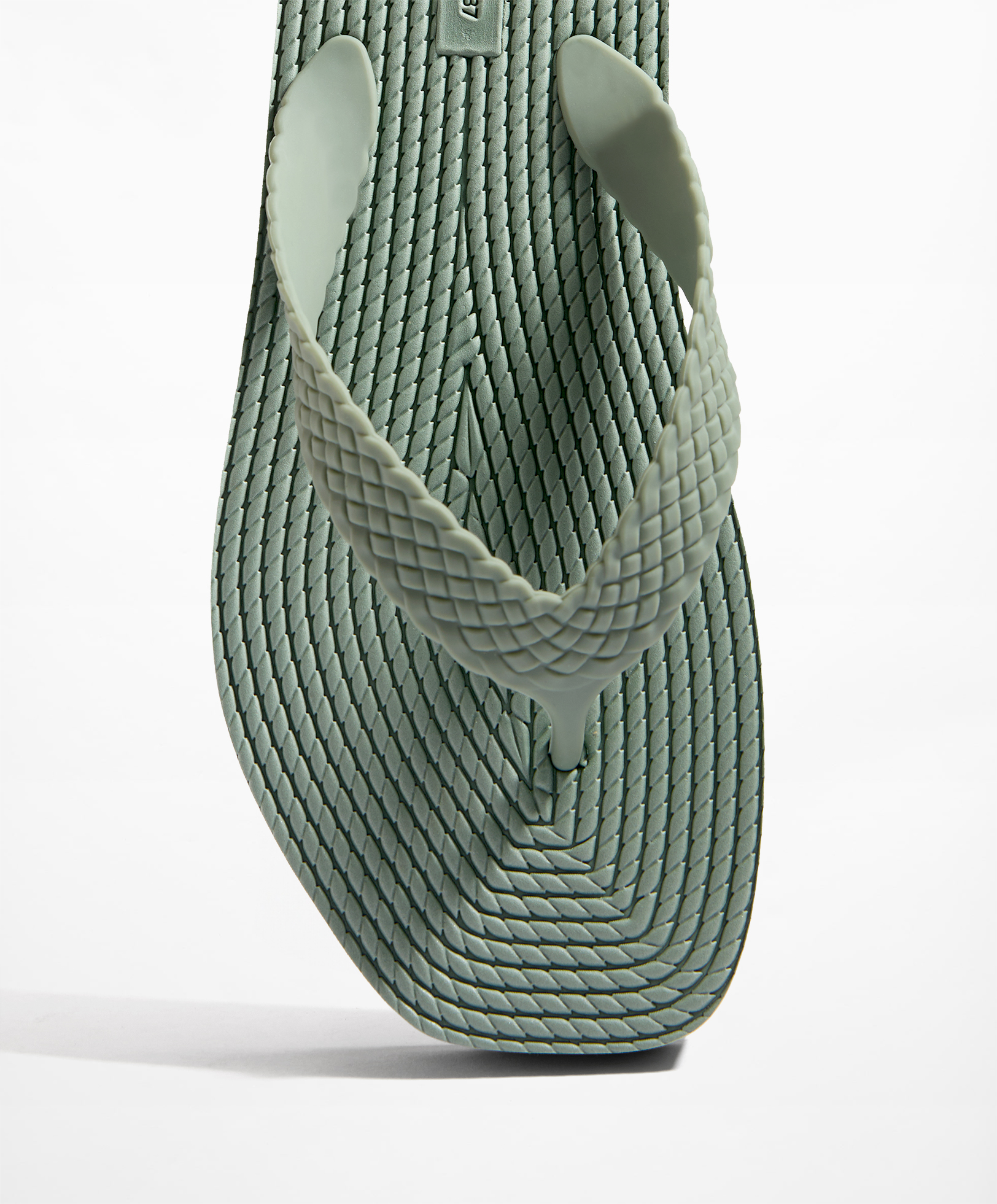 Braided platform beach sandals