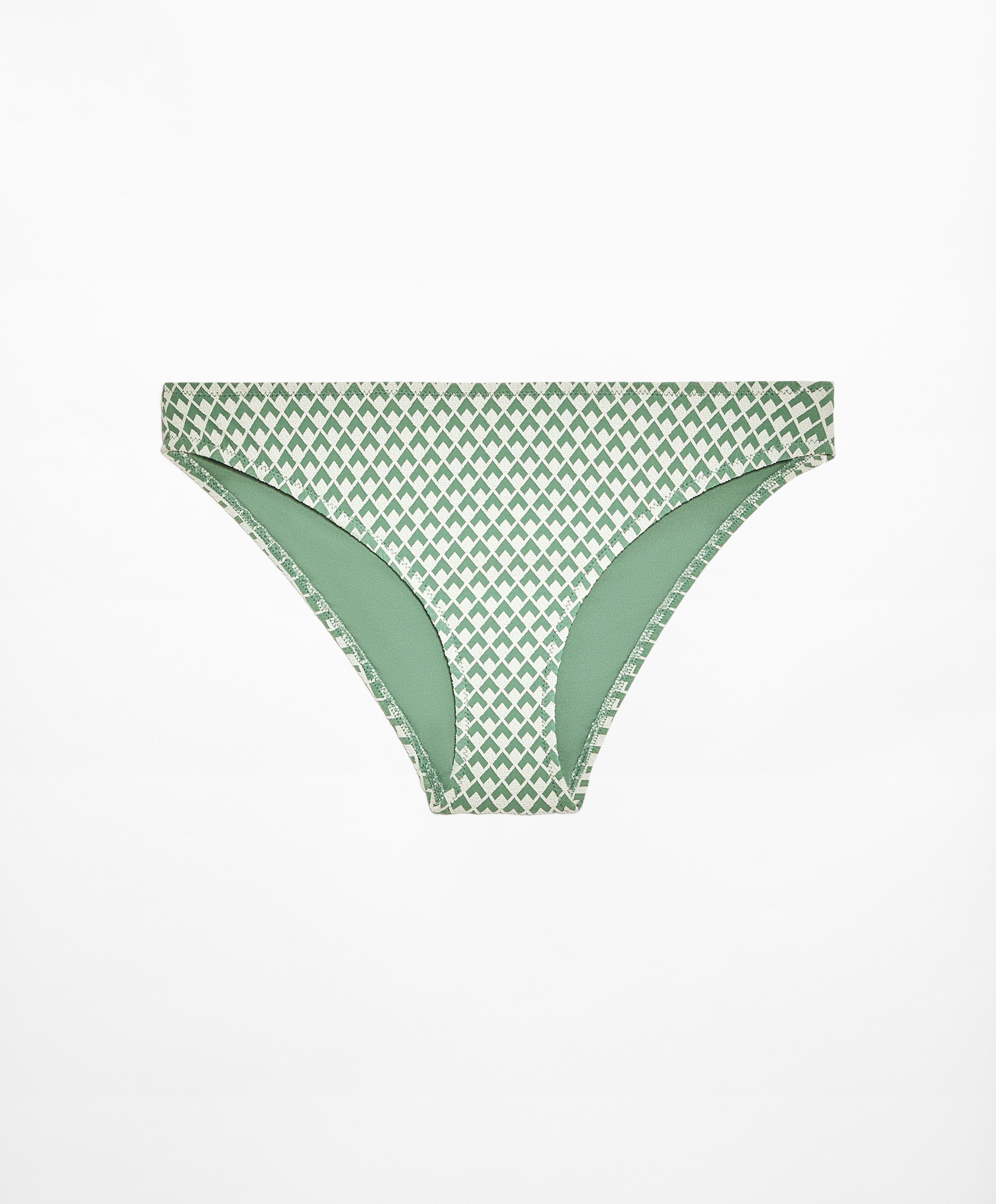 Geometric jacquard classic bikini briefs