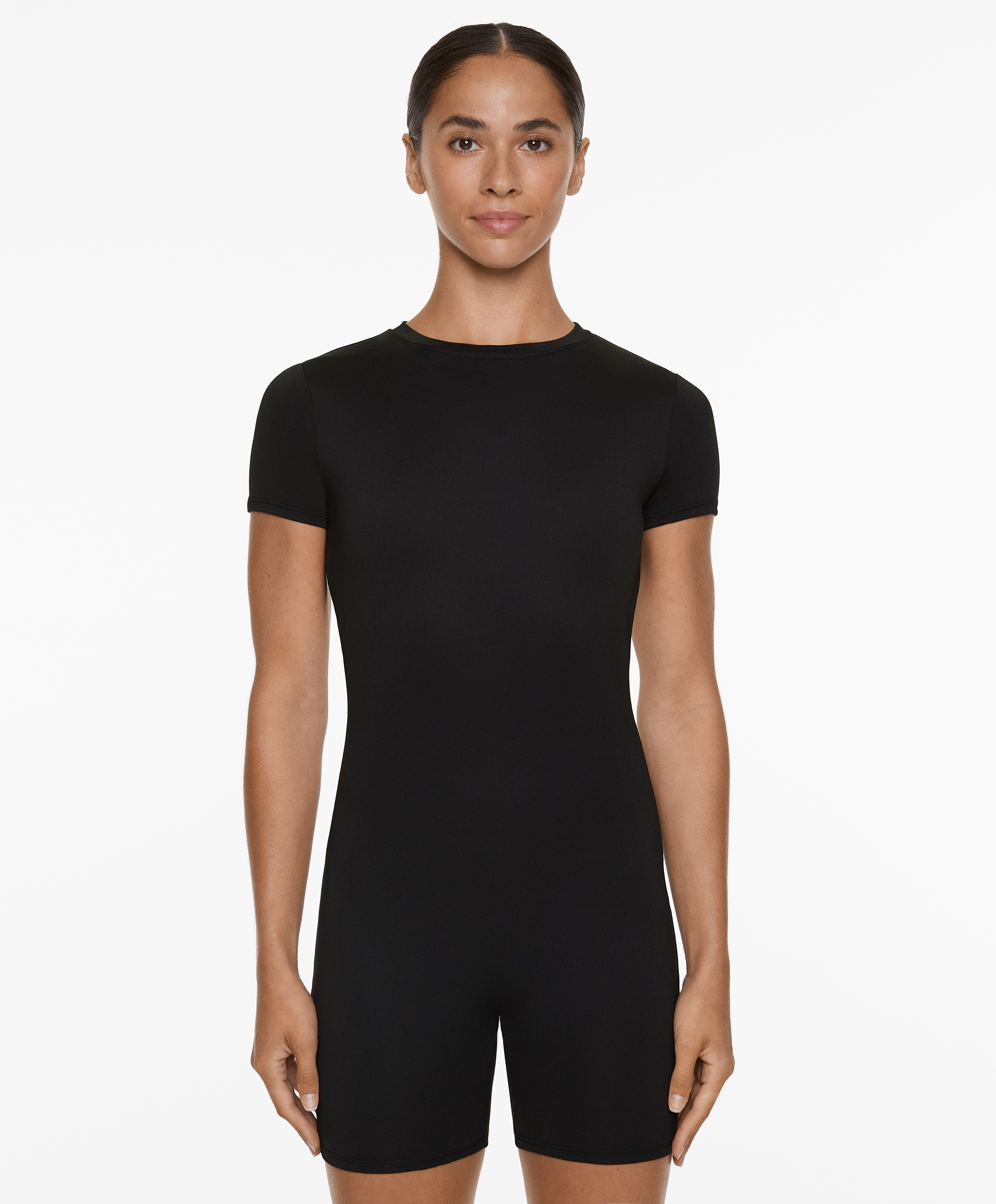 Open-back Comfortlux short jumpsuit