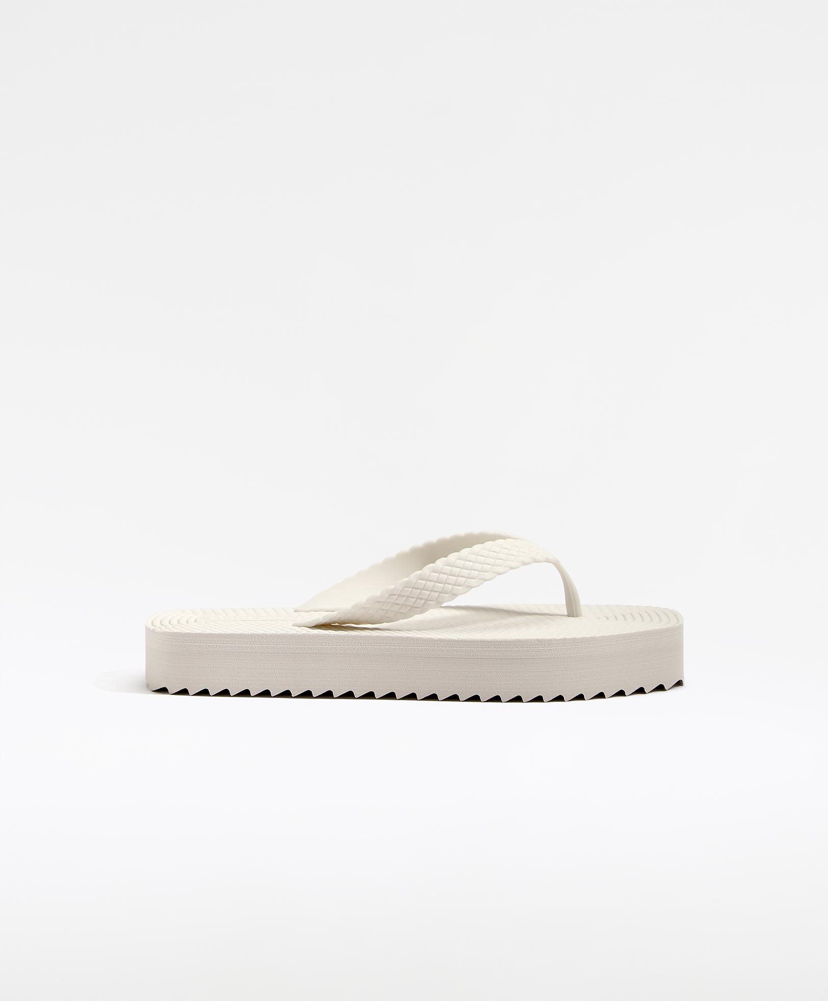 Braided platform beach sandals