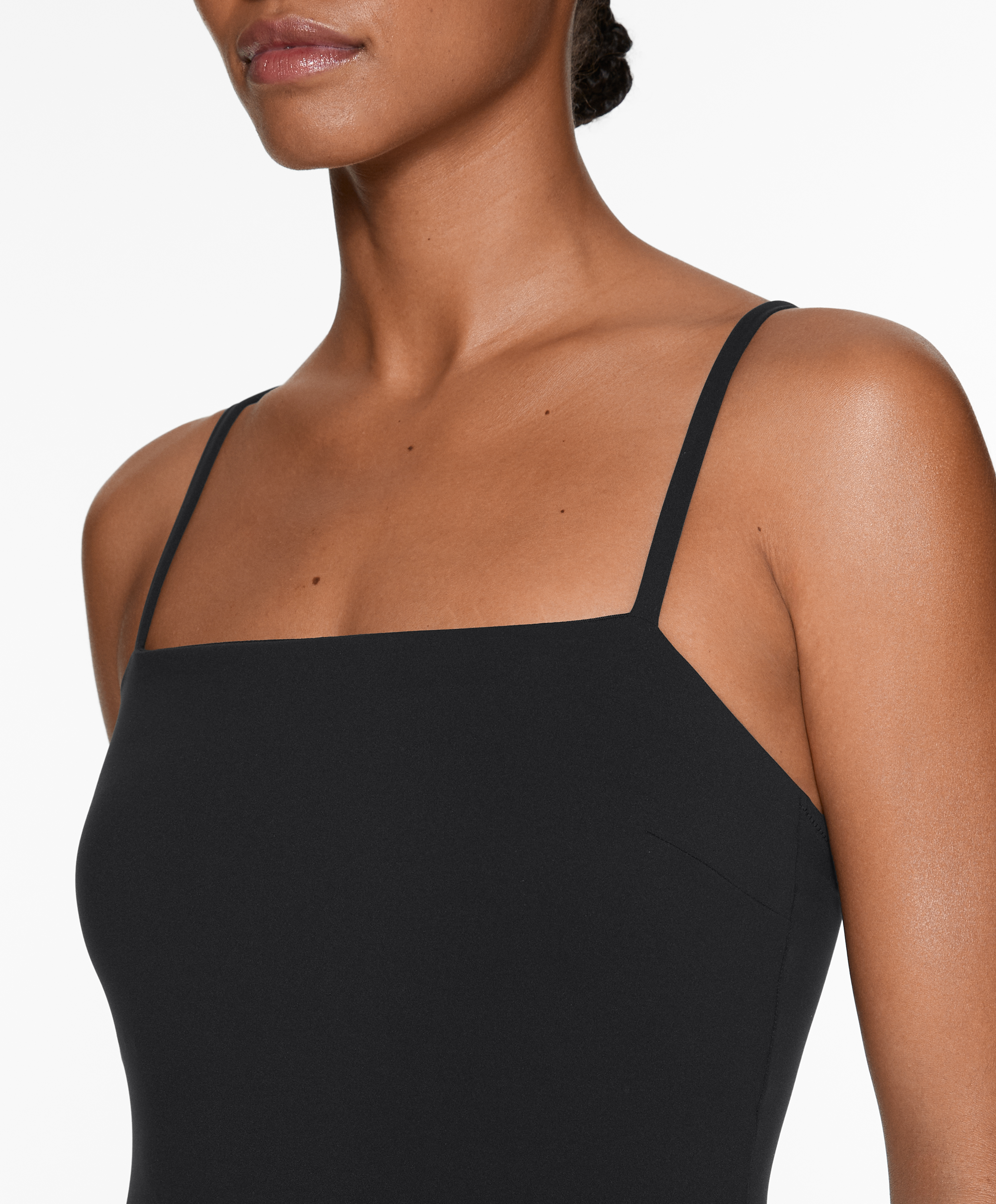 Compressive bandeau swimsuit