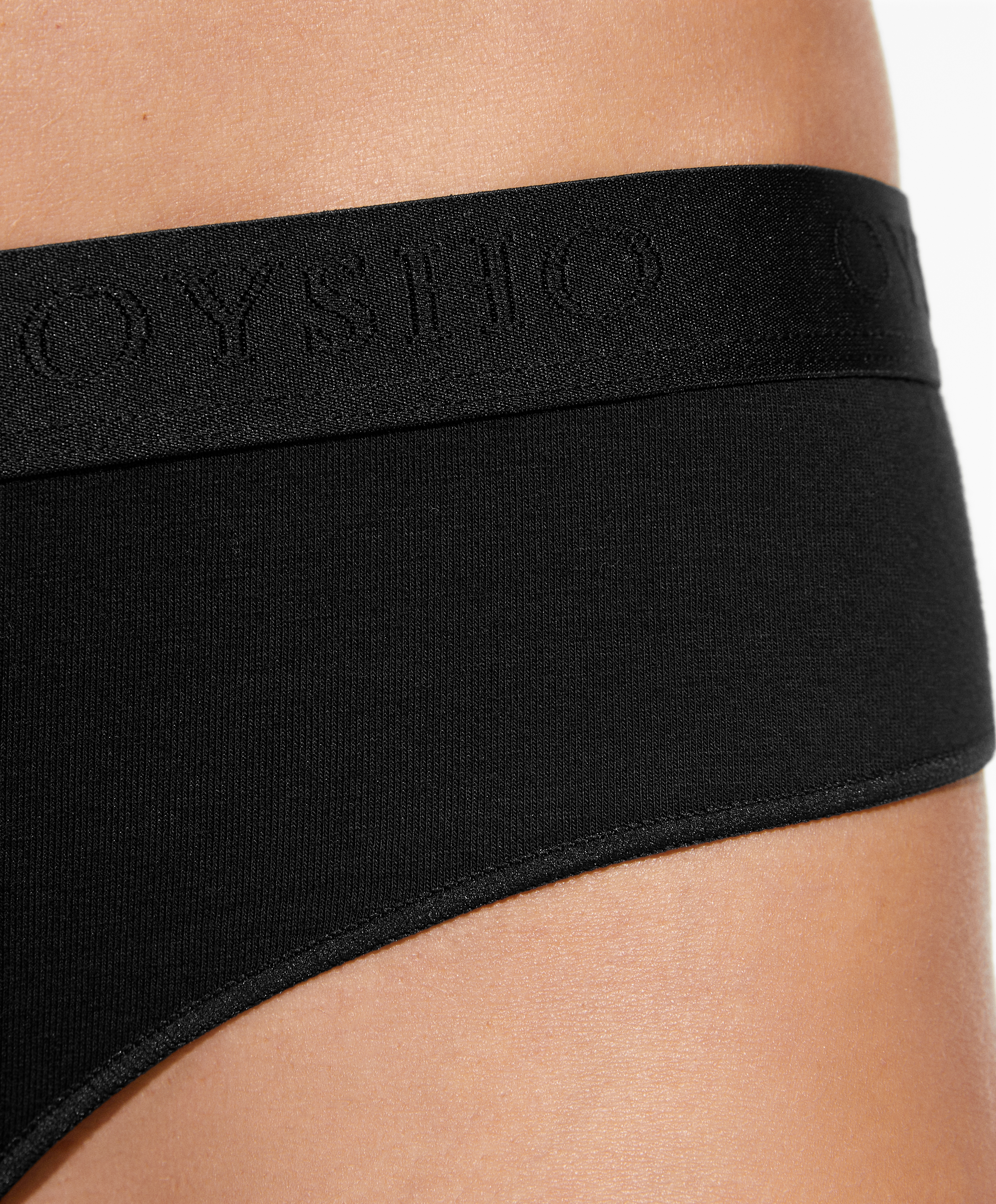 3 comfort cotton blend cheeky briefs with logo