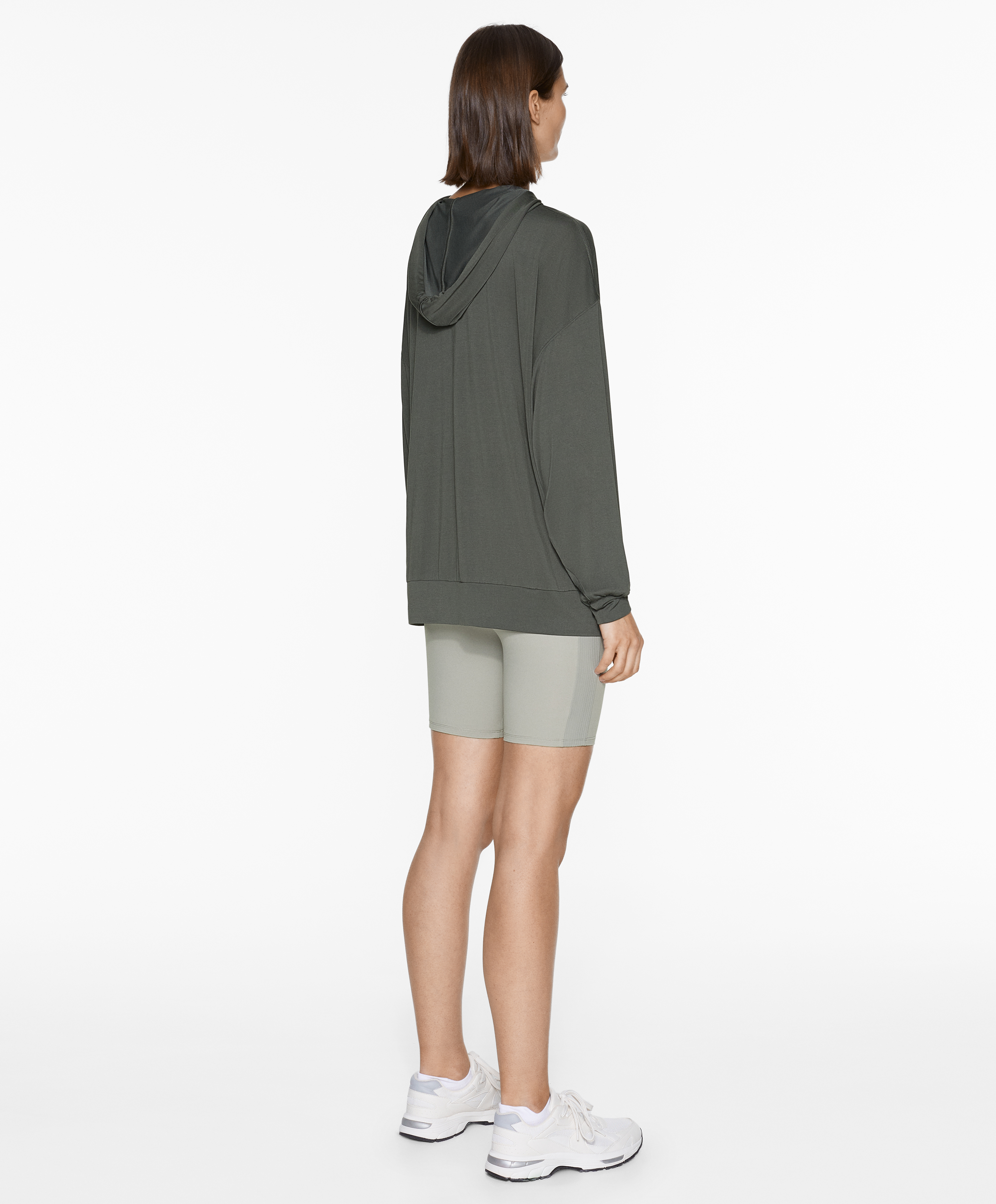 Modal blend oversize hoodie