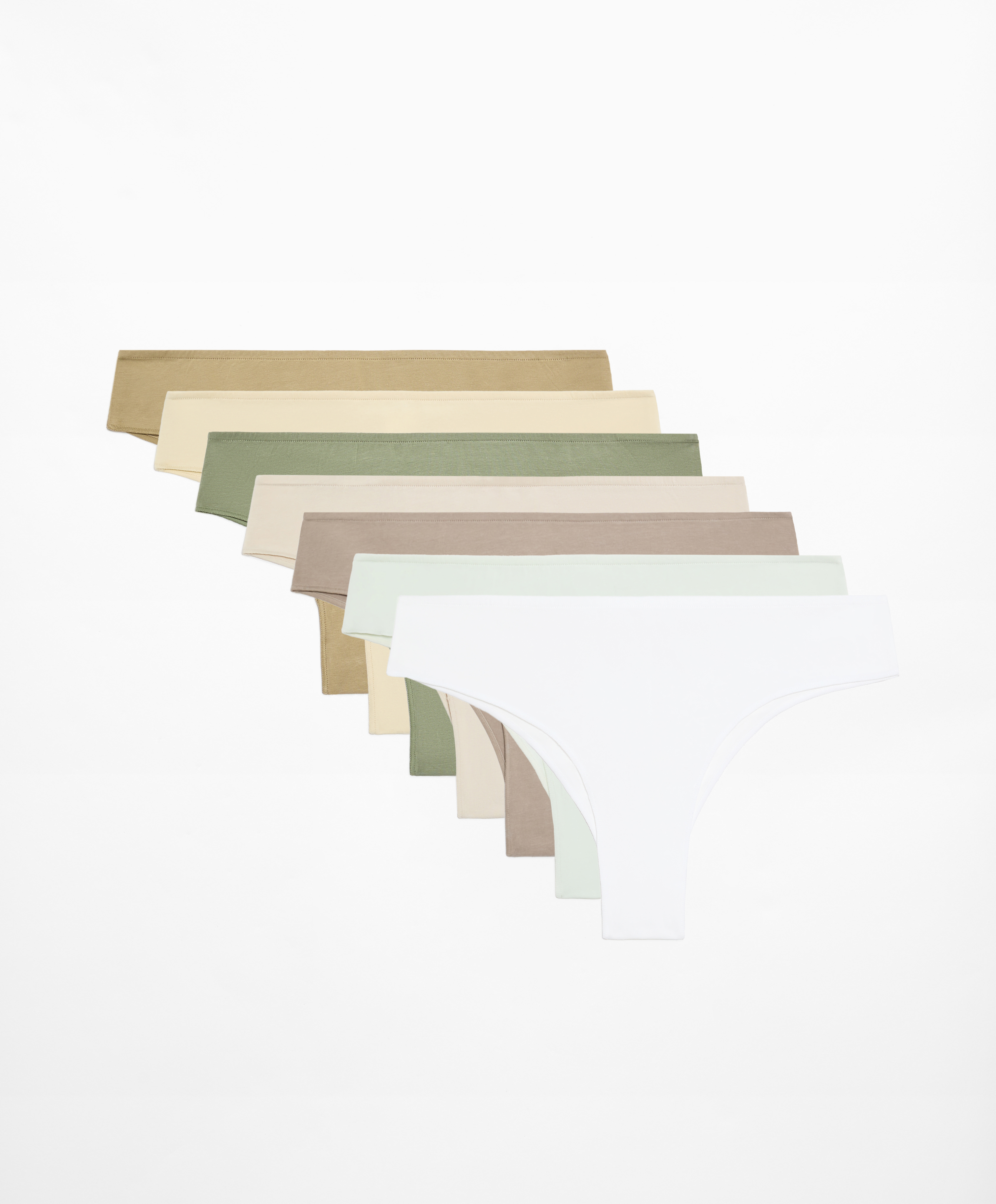 7 cotton blend cheeky briefs