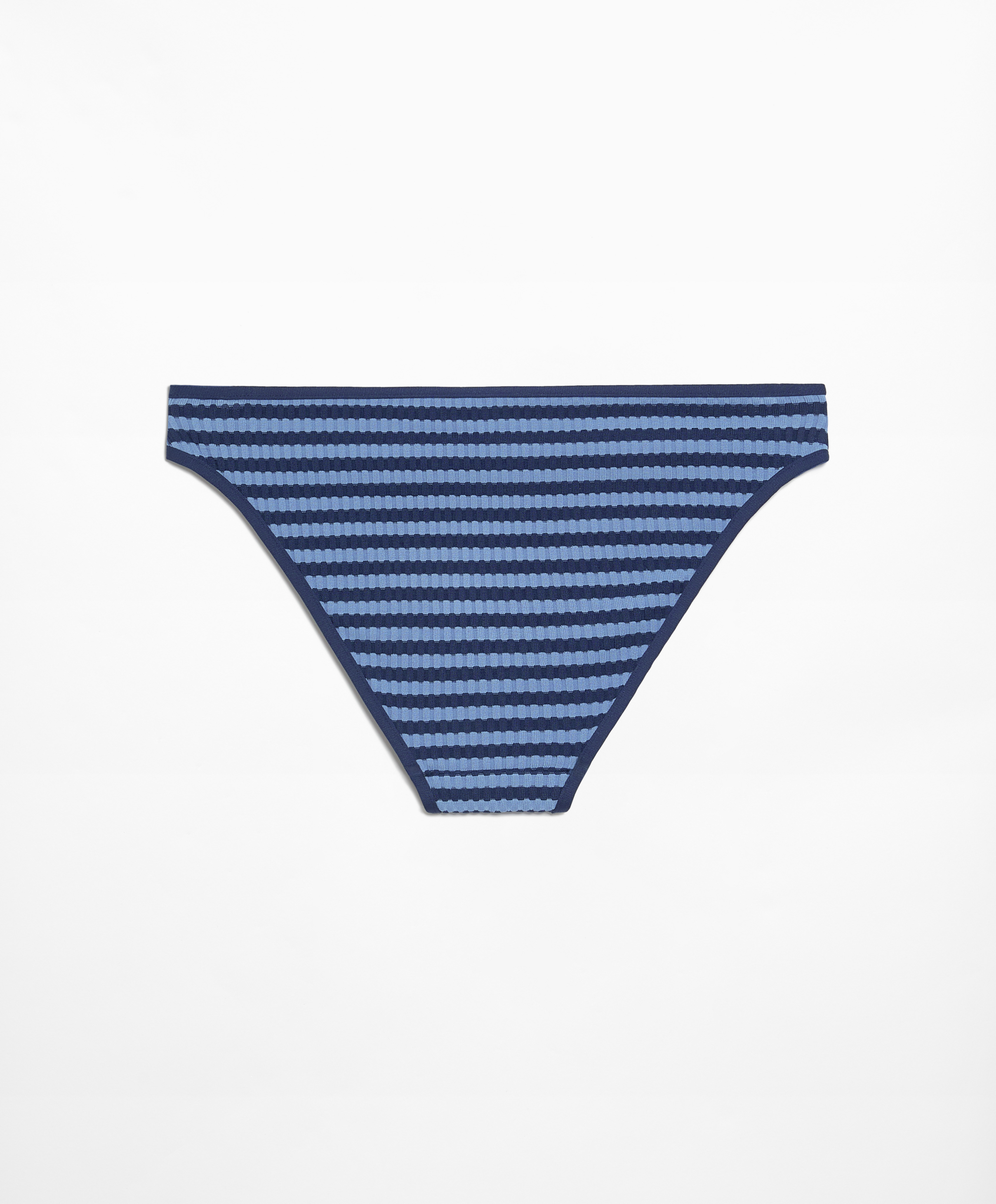 Textured stripe classic bikini briefs