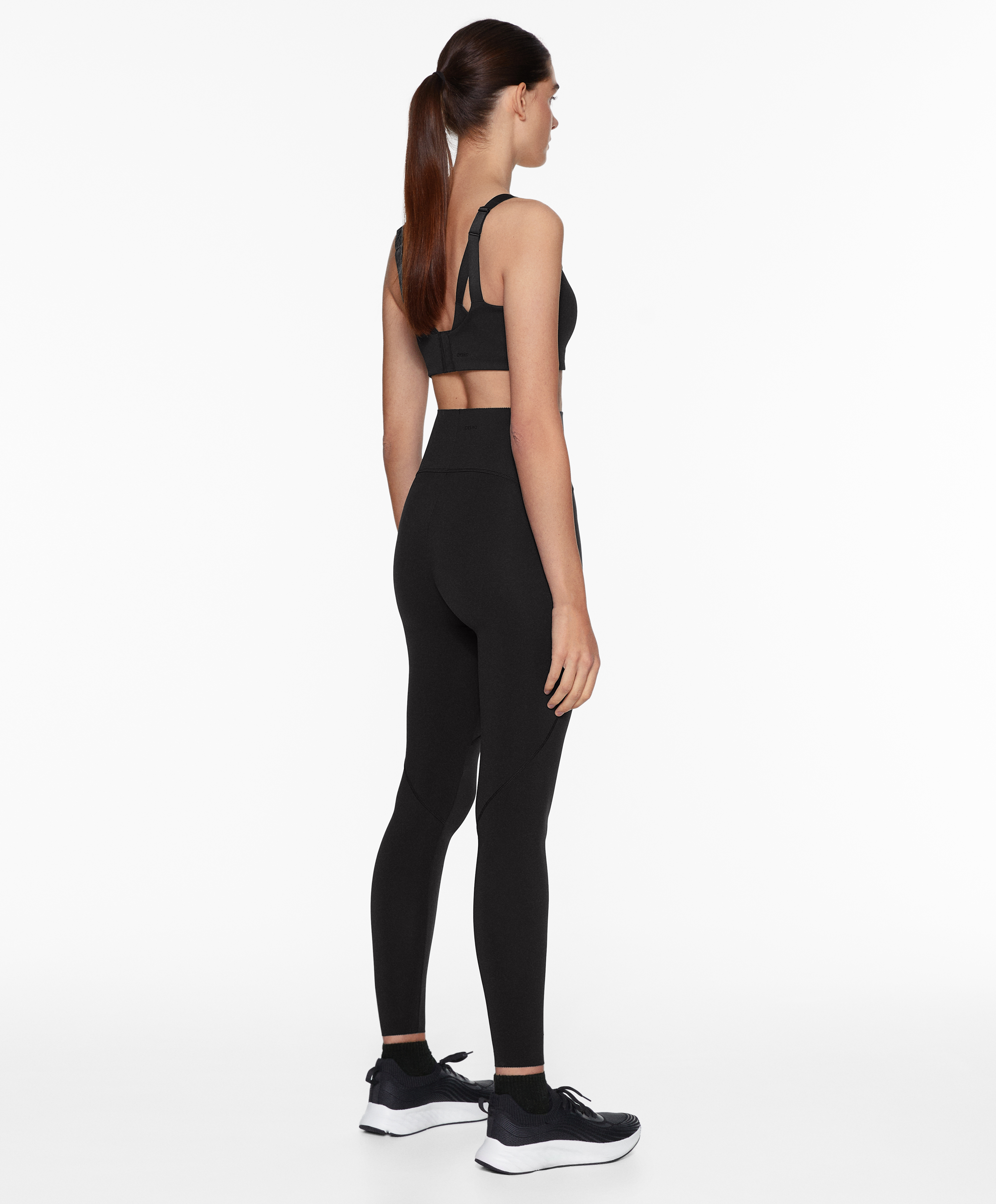 Basic compressive ankle-length leggings