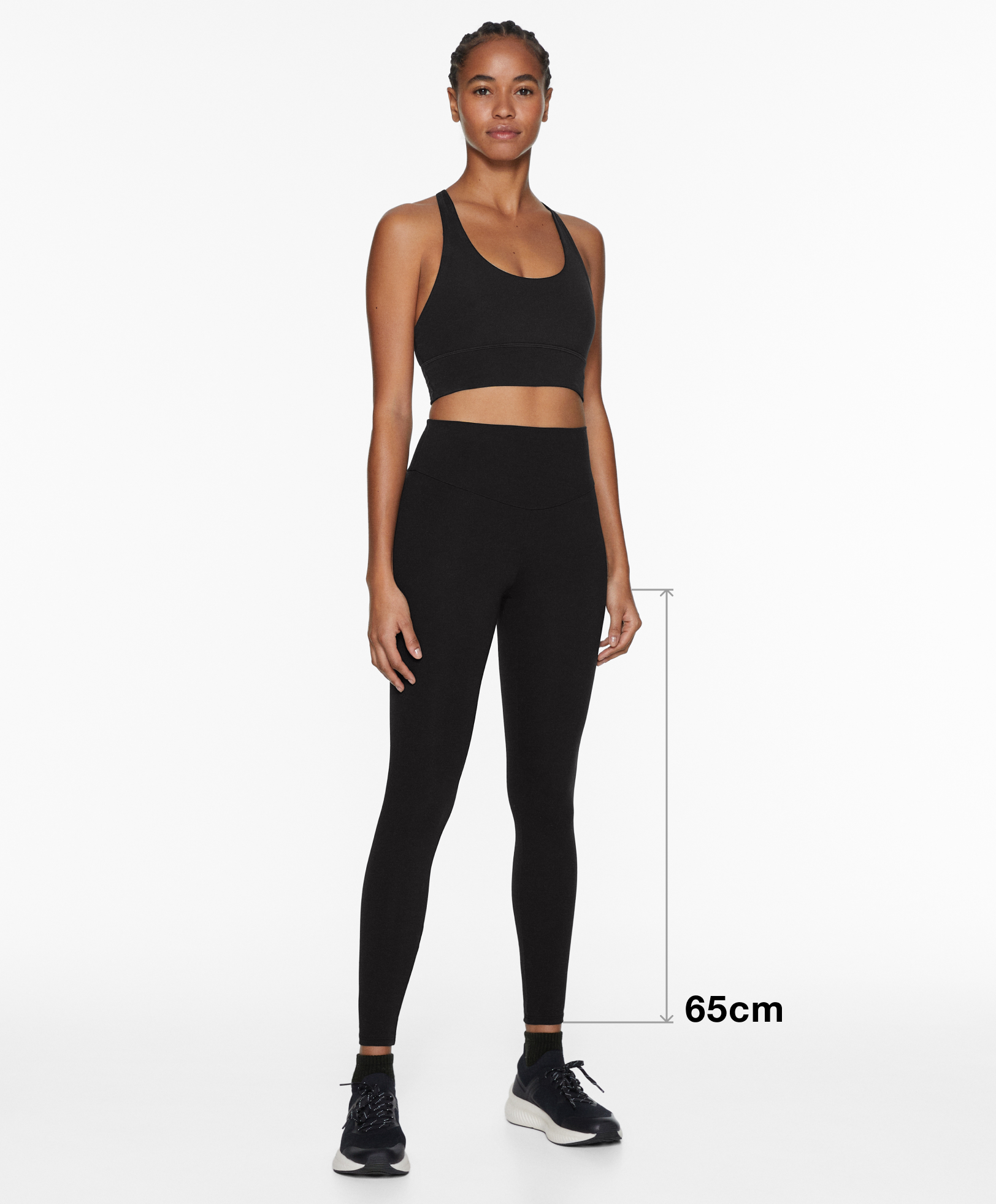 Comfortlux high-rise ankle-length leggings