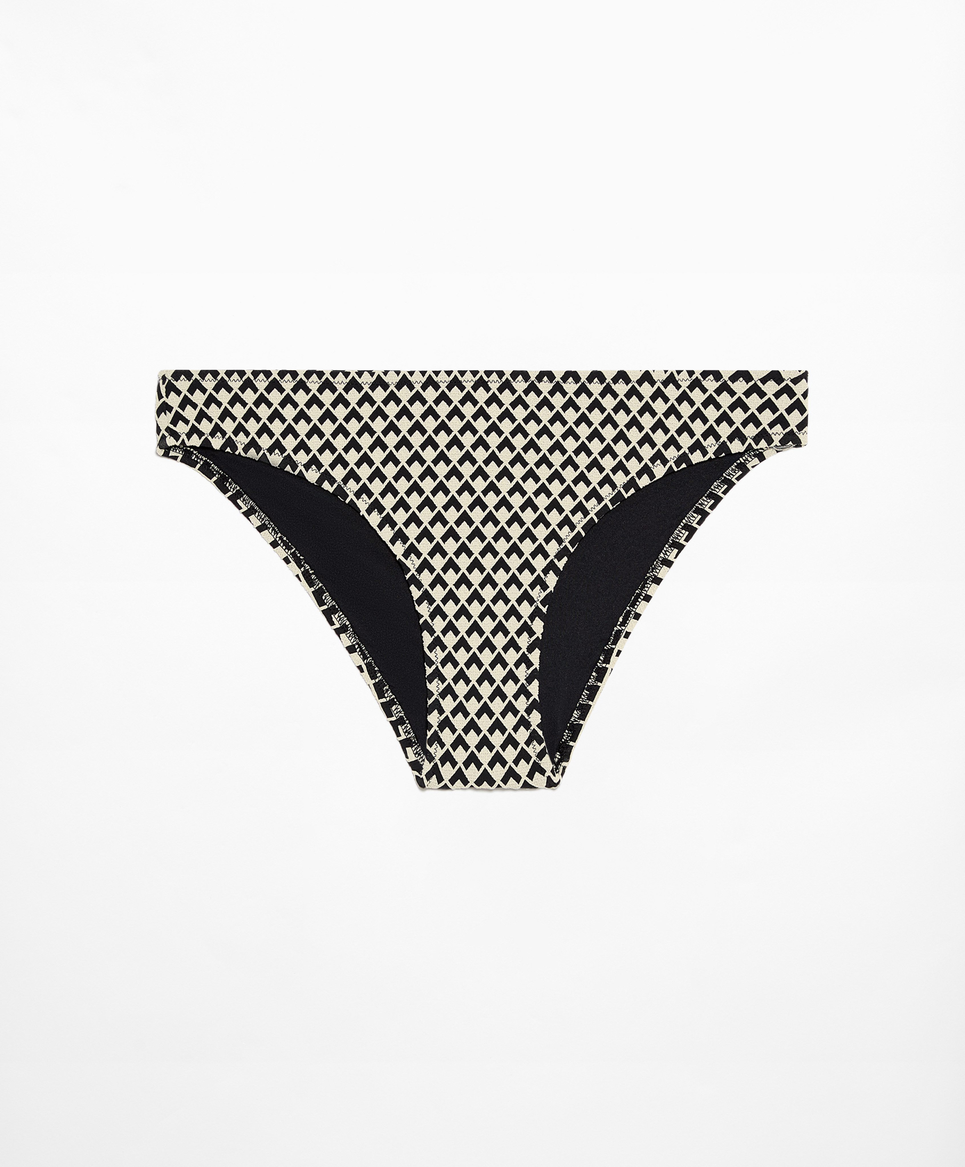Geometric jacquard classic bikini briefs