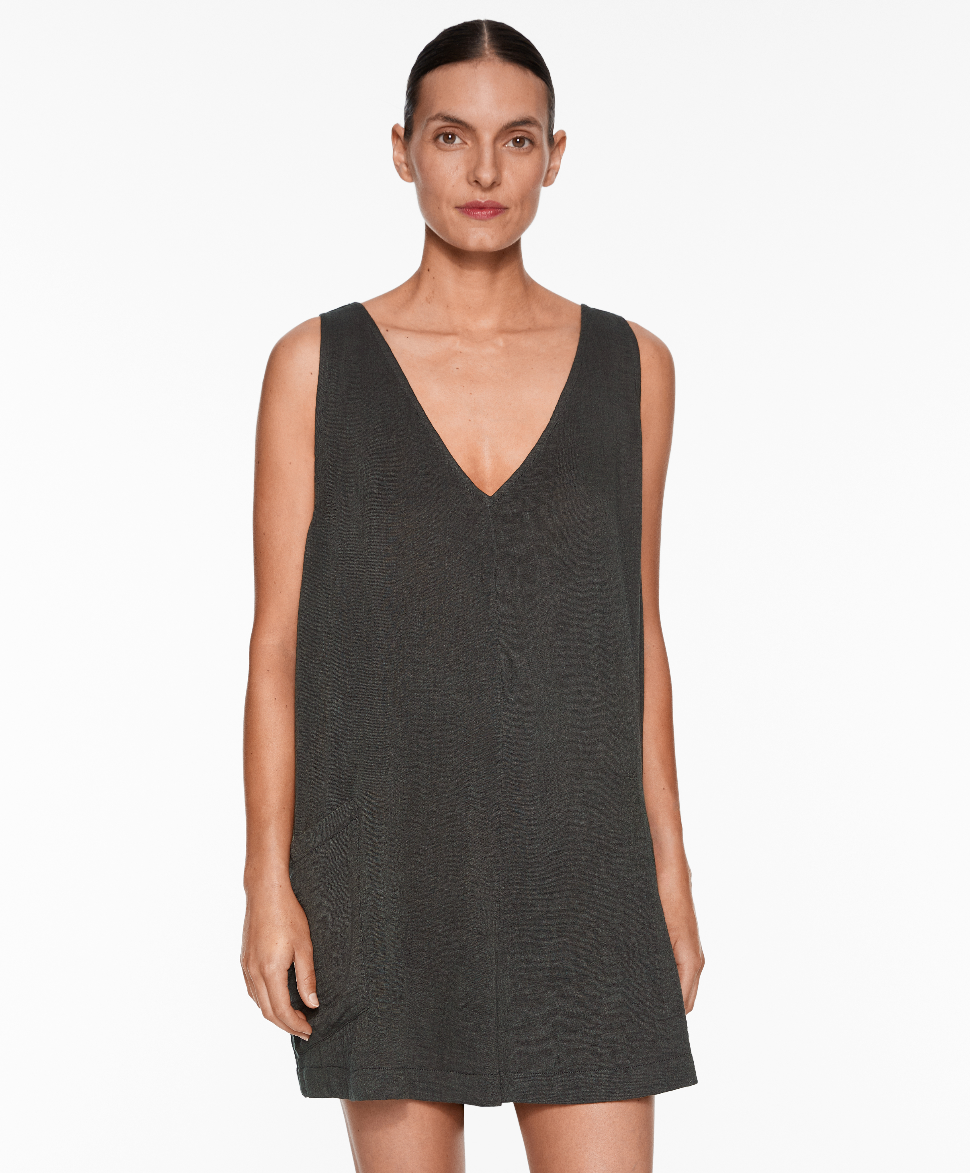 Short jumpsuit with cotton