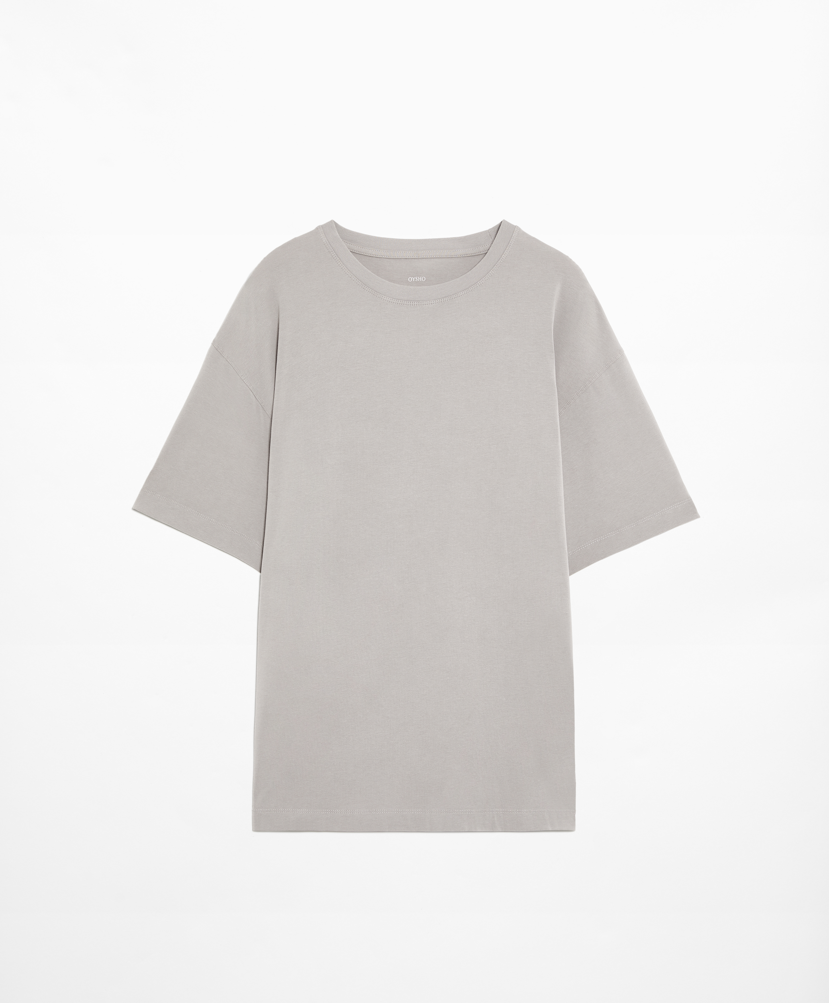 Short sleeve cotton blend T-shirt