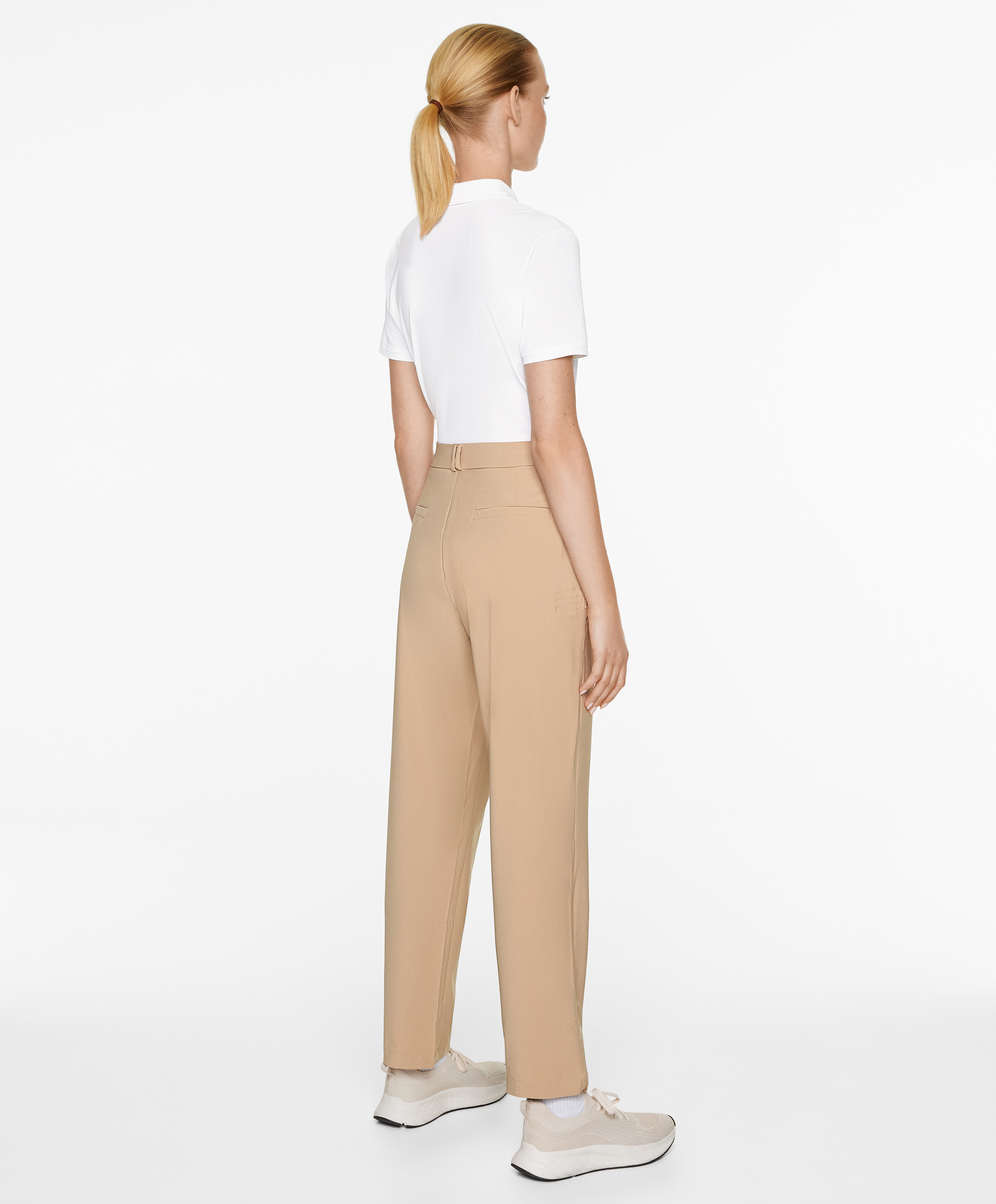 Straight-leg technical trousers