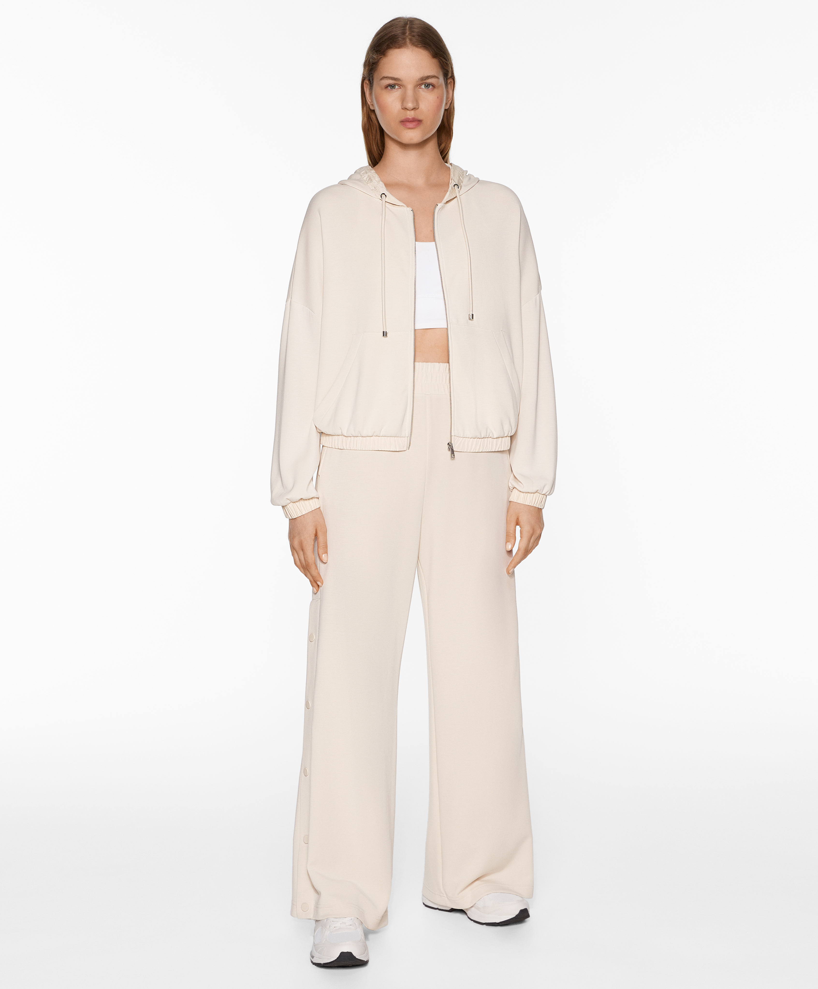 Zip-through modal jacket