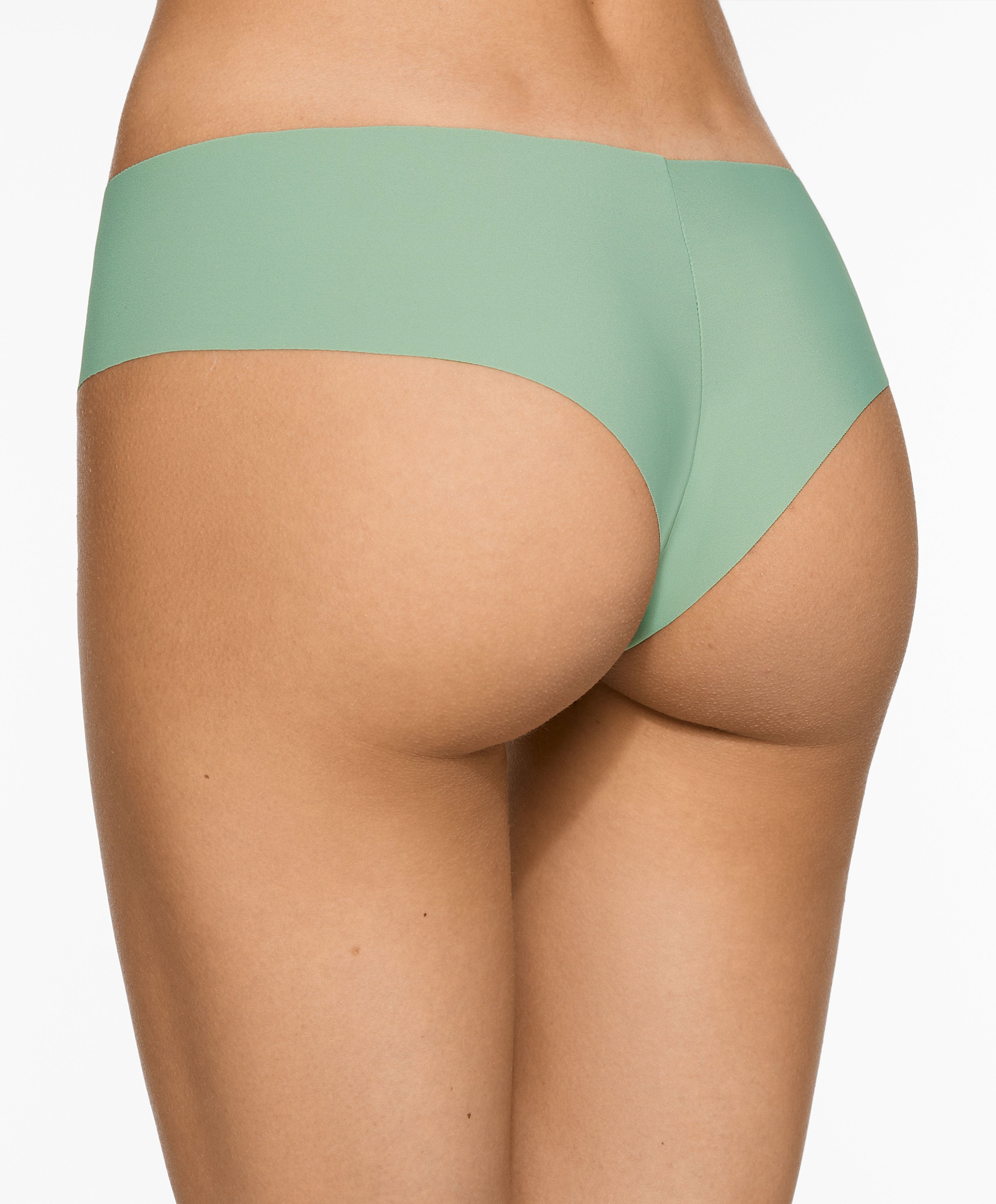 5 laser-cut polyamide blend cheeky briefs
