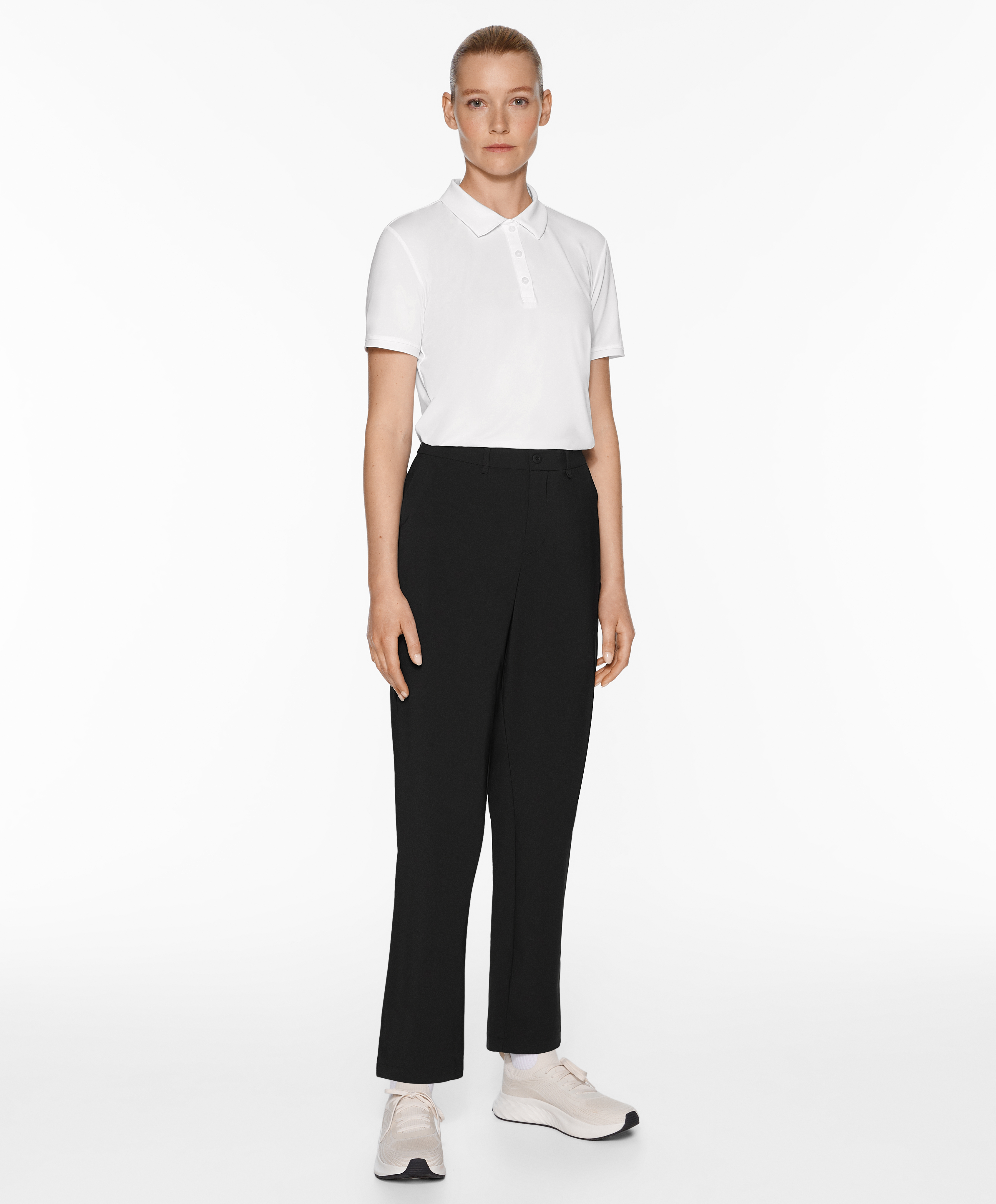 Straight-leg technical trousers