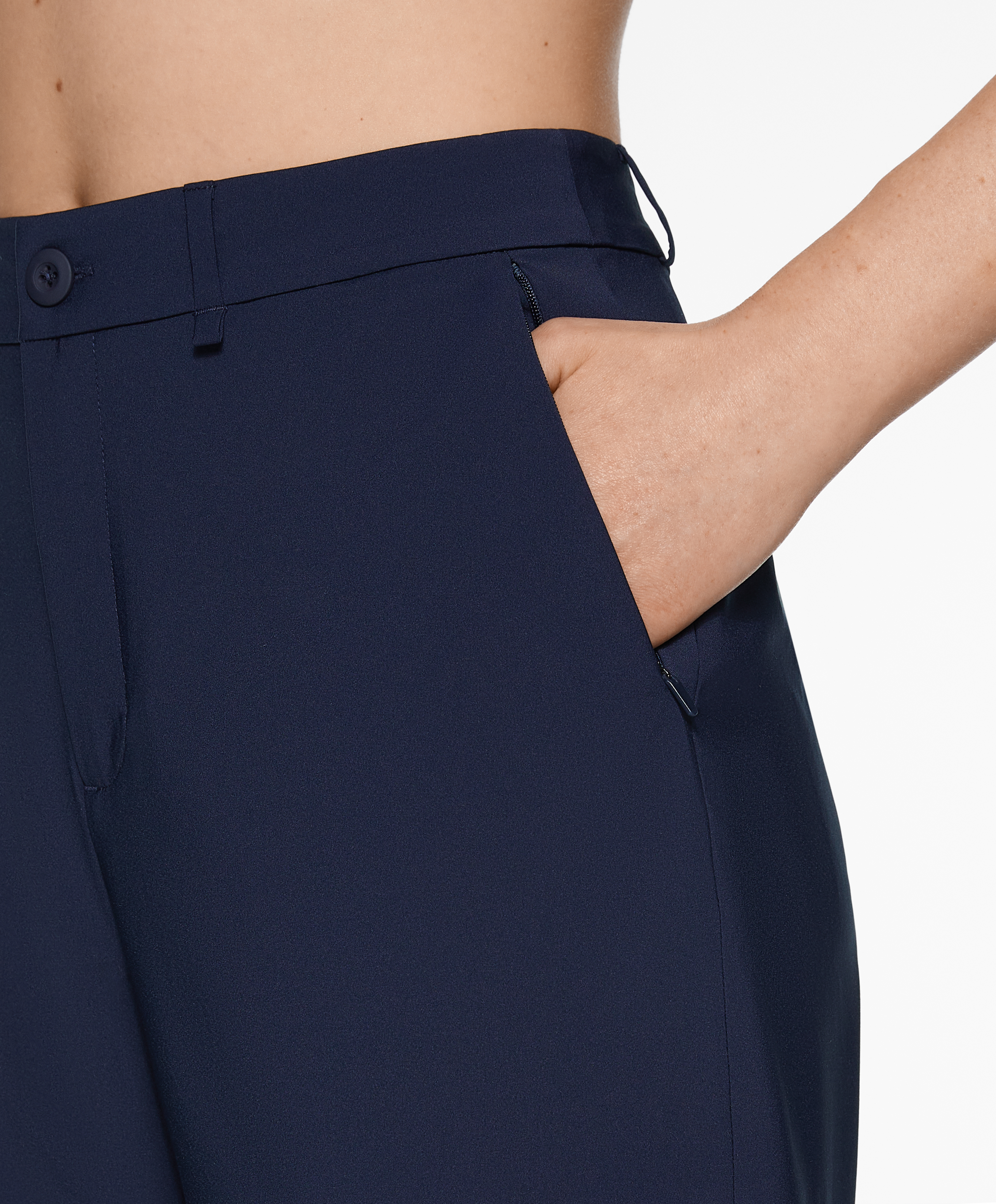 Straight-leg technical trousers