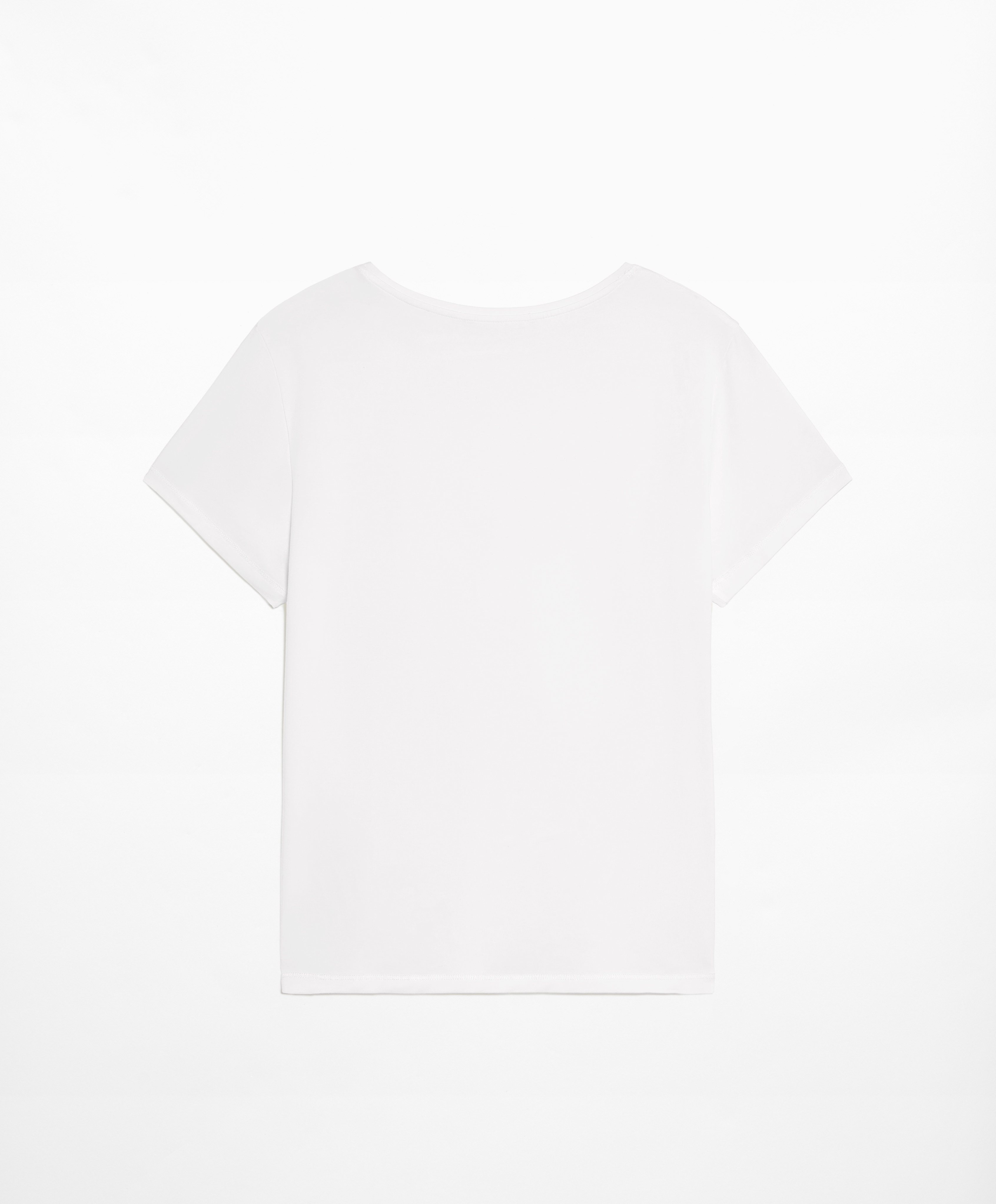 Short sleeve lyocell blend T-shirt