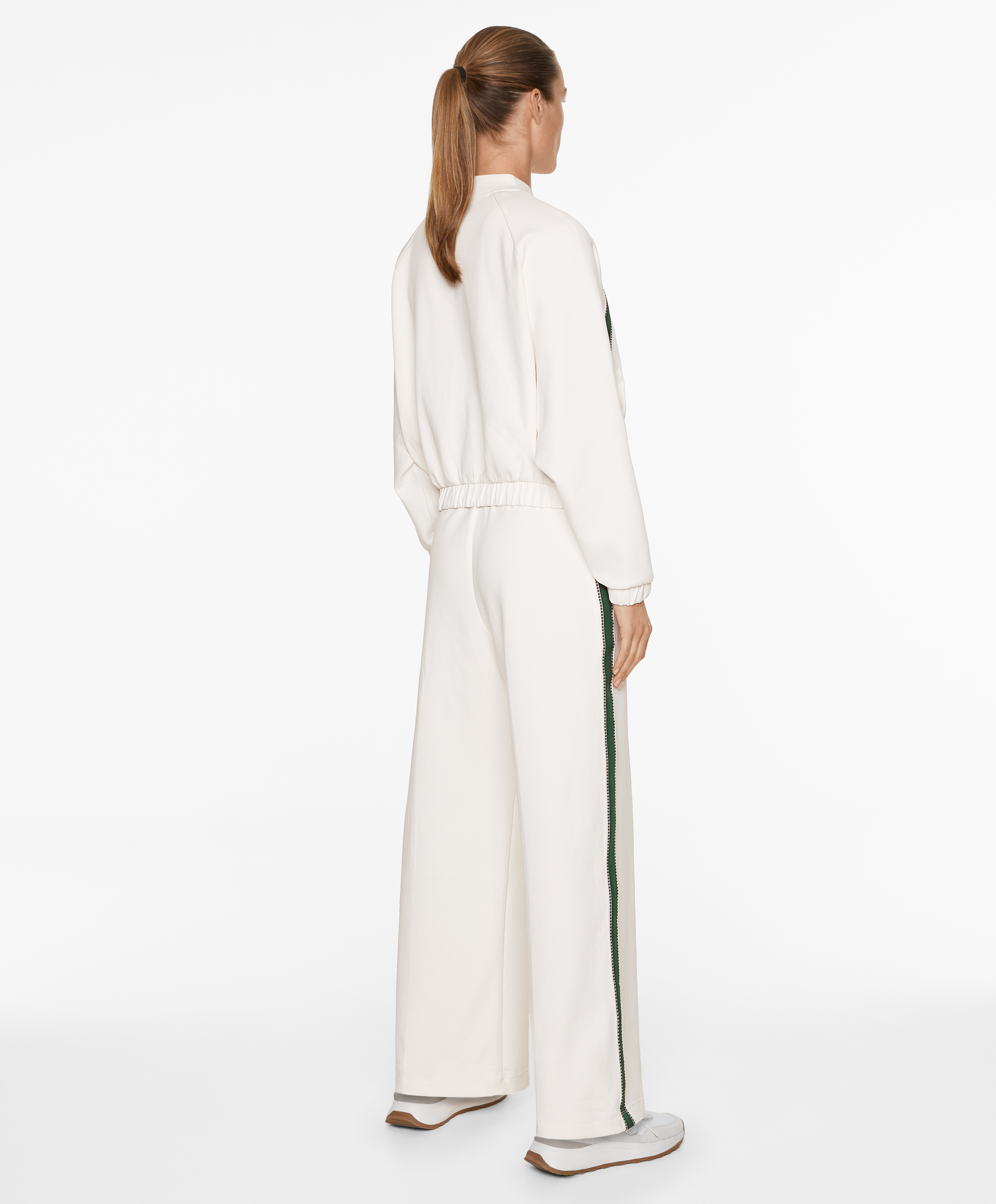 Cotton blend piqué jacket