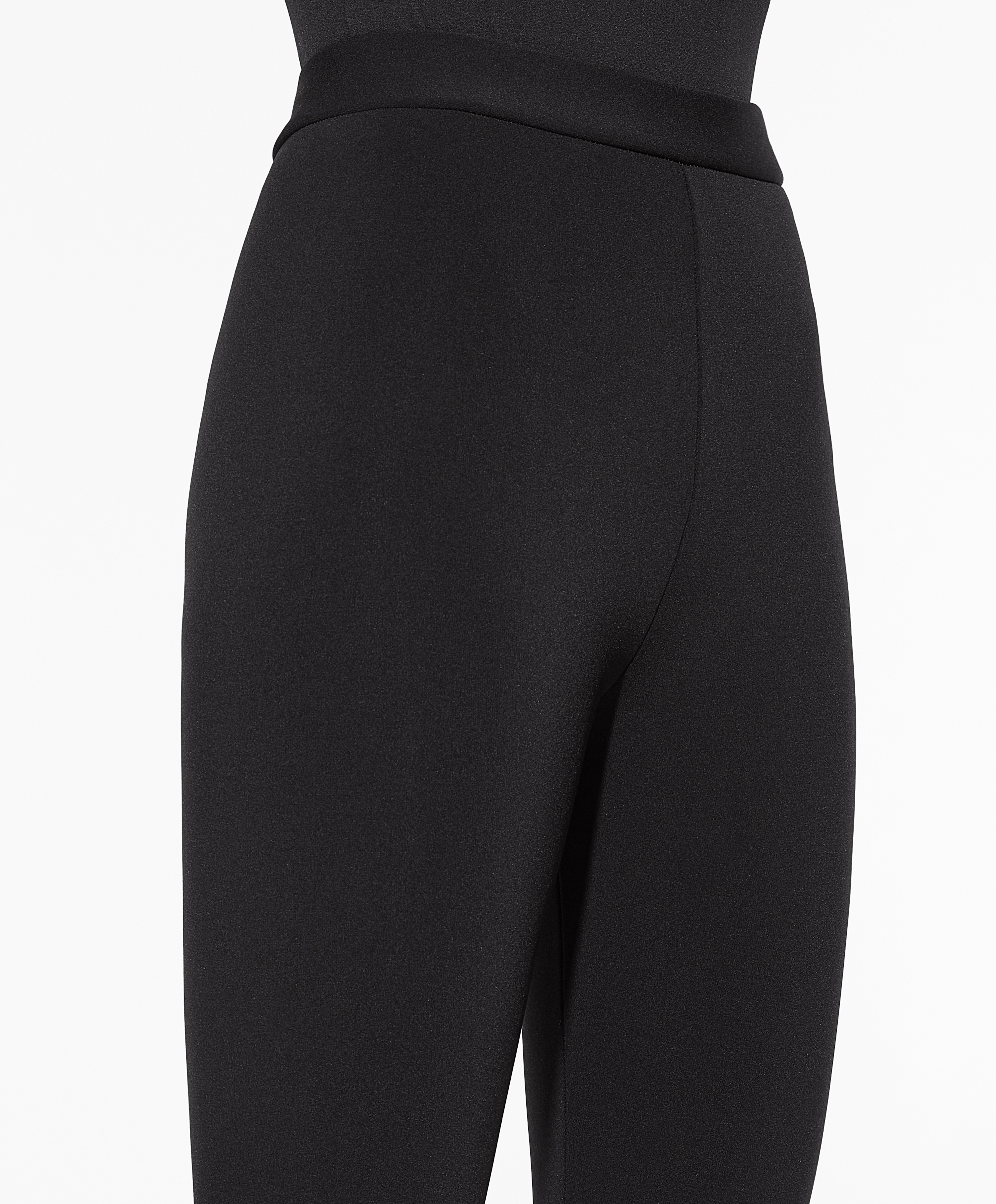 Super-extra-warm seamless 65cm ankle-length leggings