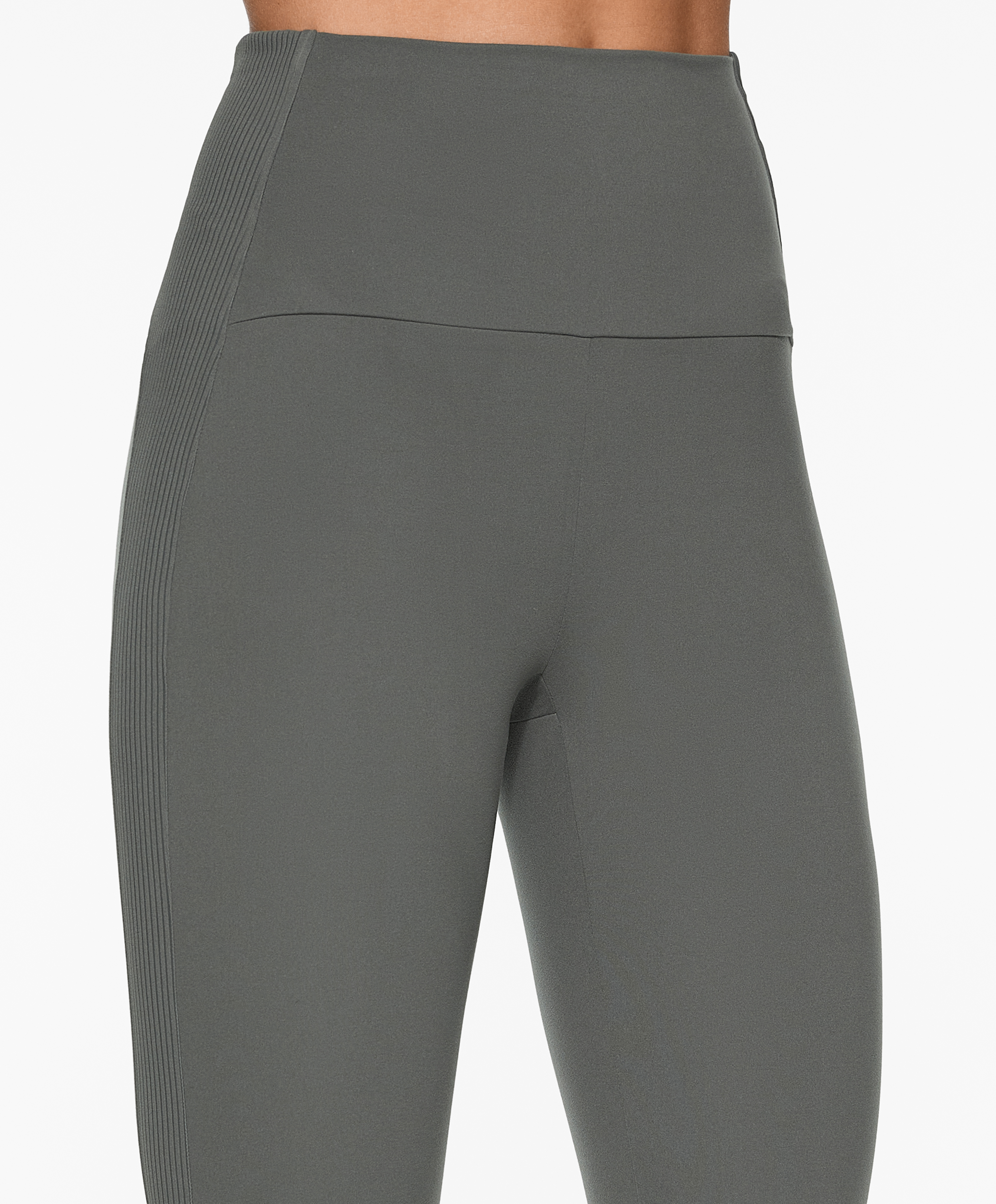 Comfortlux high-rise rib 65cm ankle-length leggings