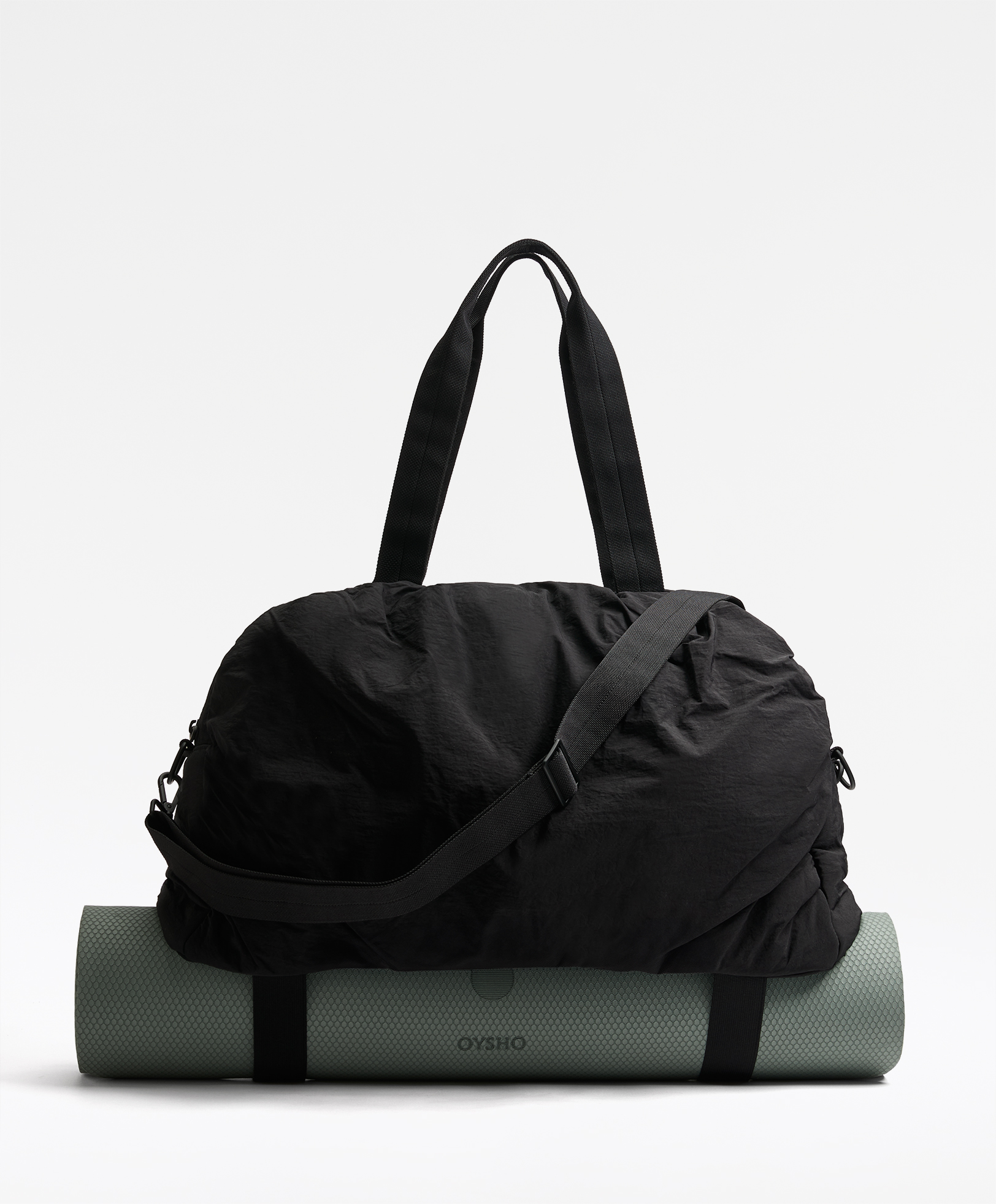 Ruched technical bag