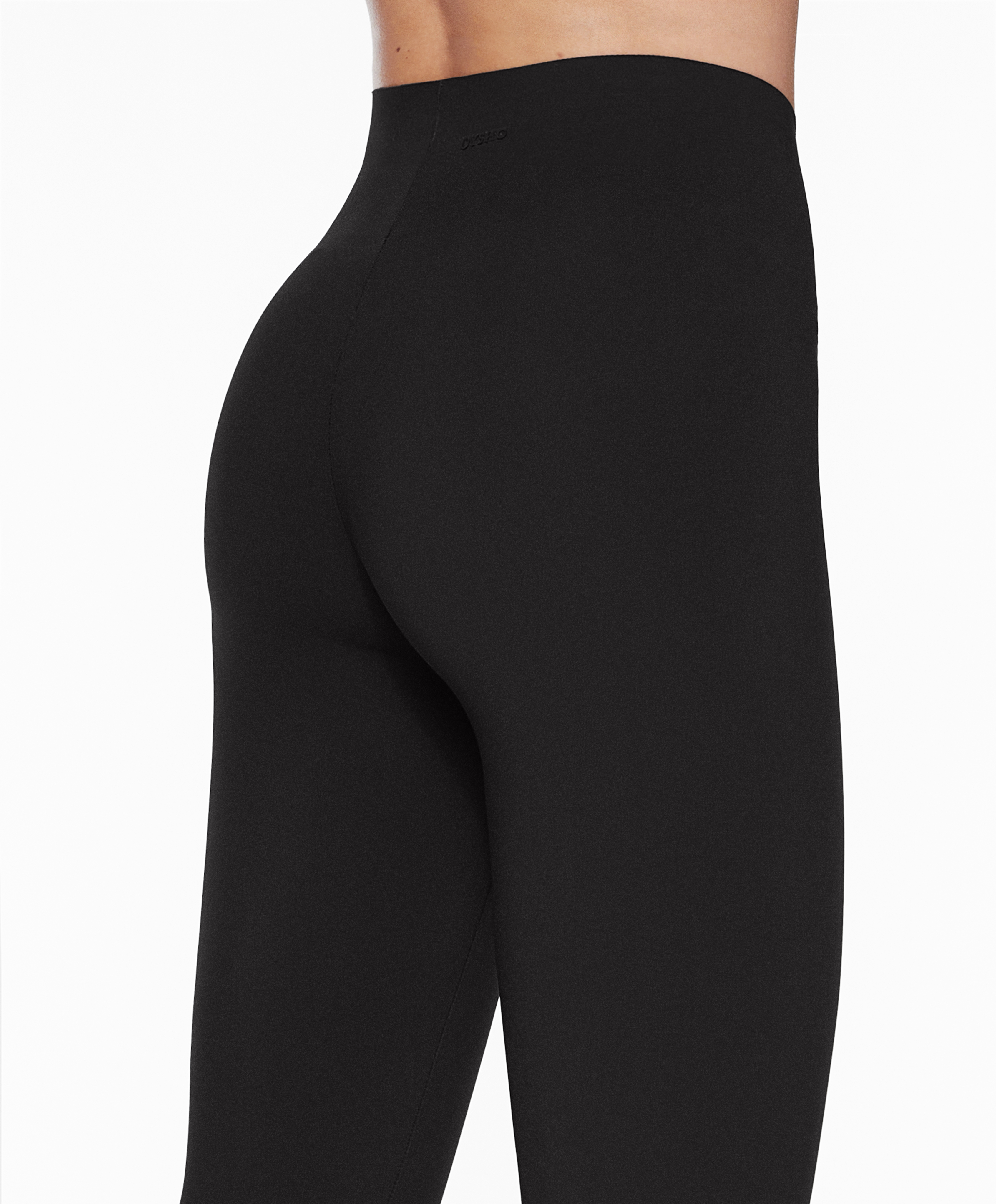 V-cut light-touch 65cm ankle-length leggings