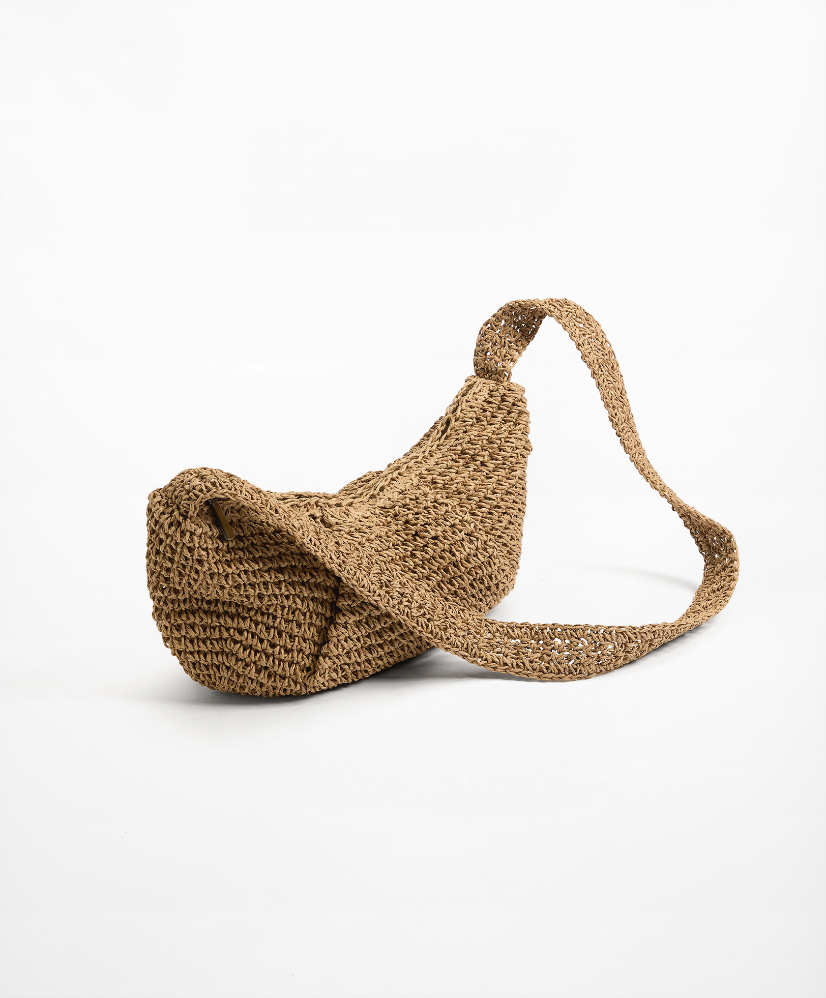 Mini crossbody bag with openwork