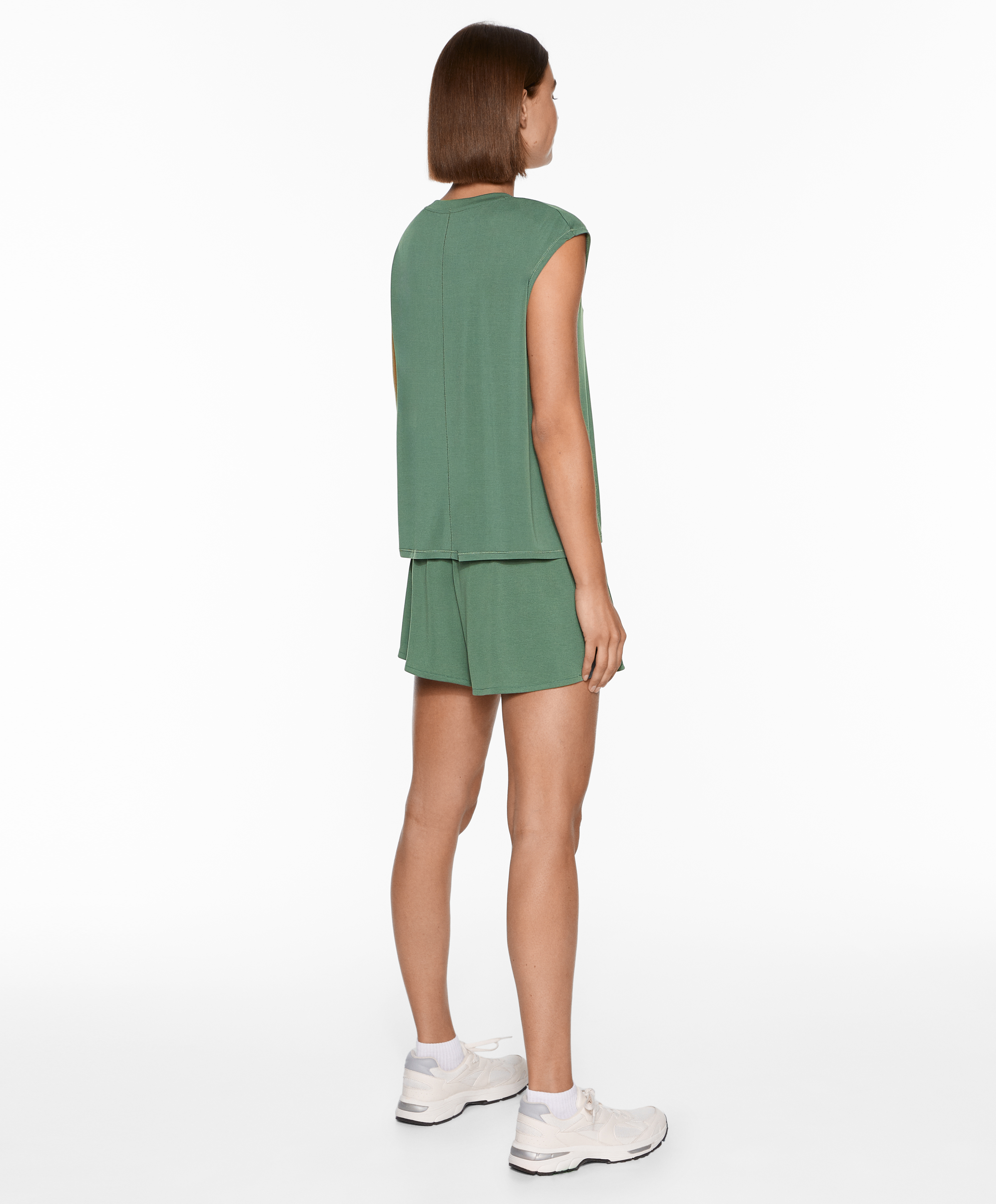 Modal blend short-sleeved T-shirt