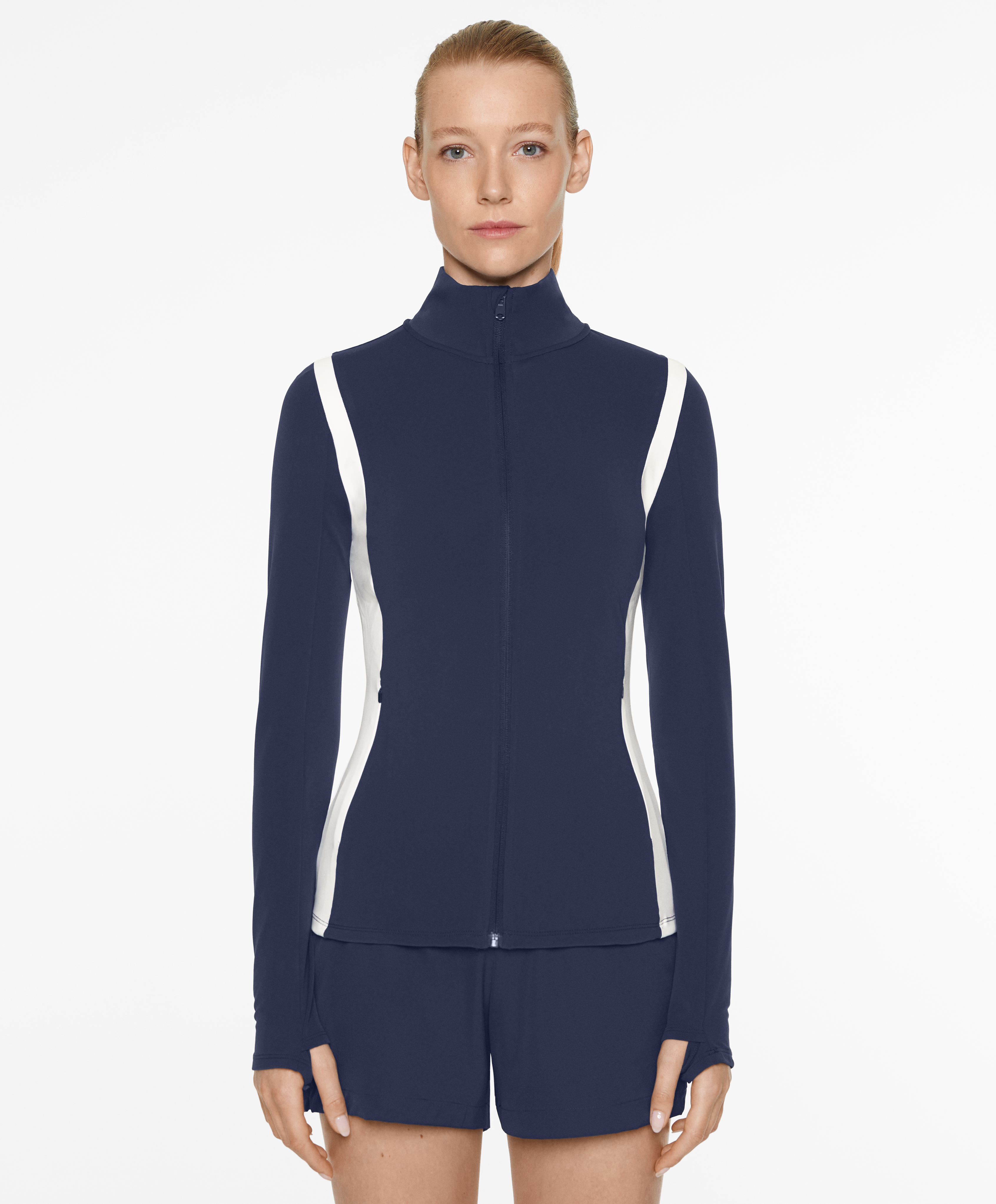 Light and warm technical running jacket