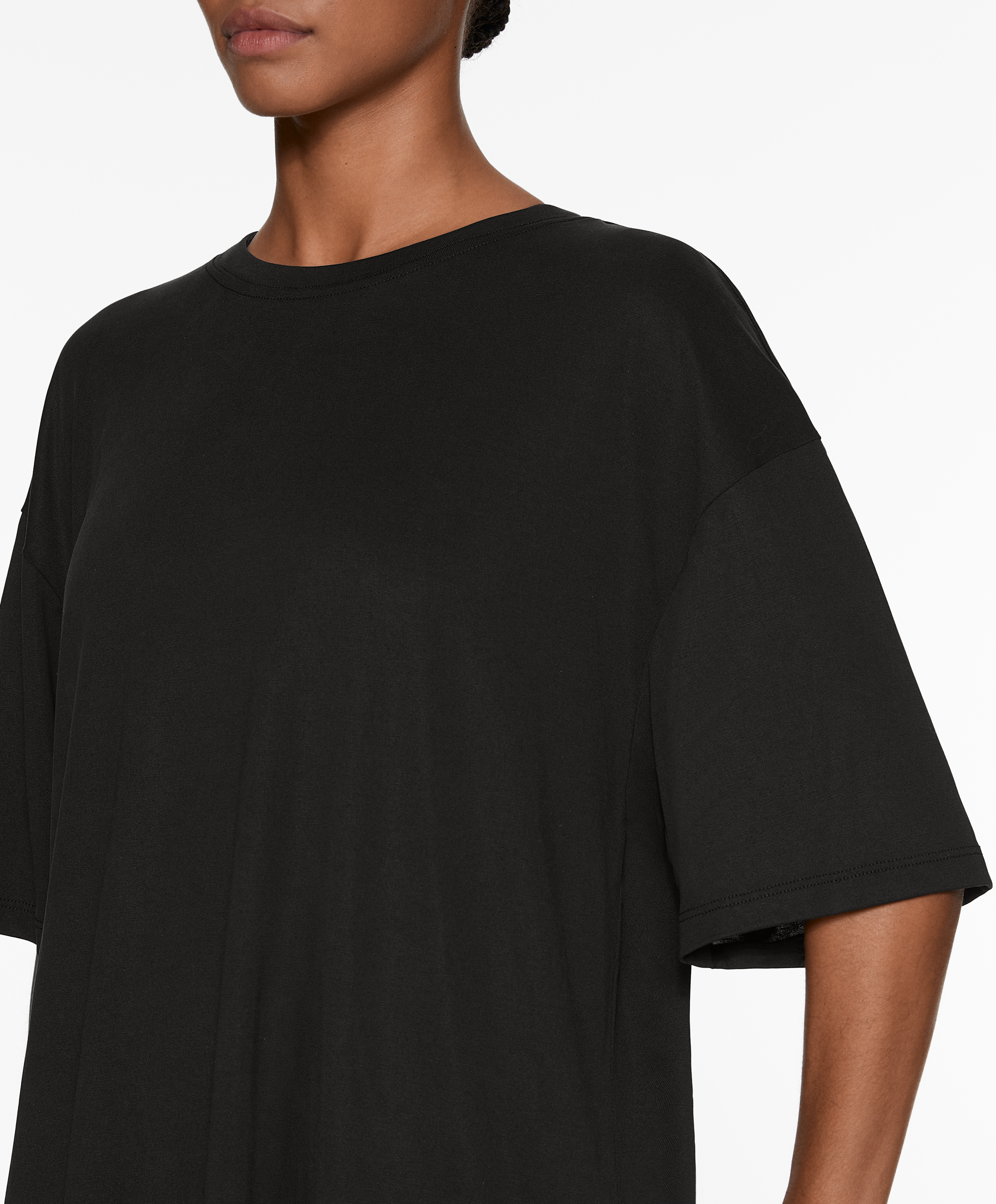 Modal blend short-sleeved T-shirt