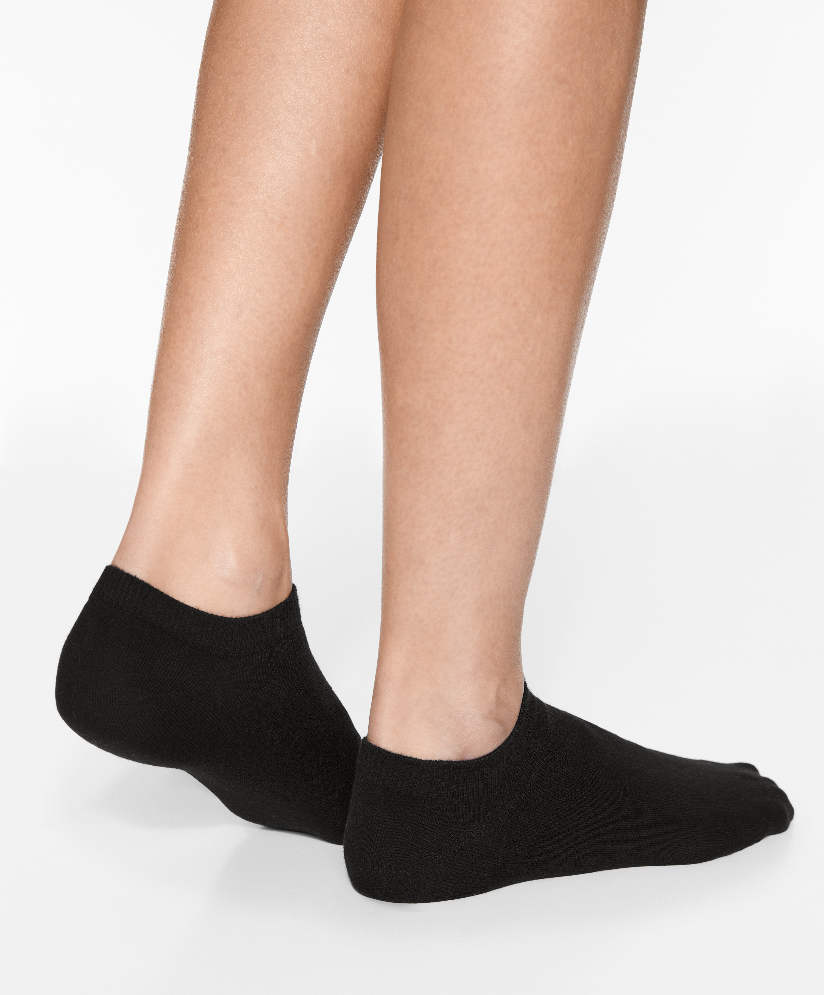 5 pairs of tab cotton blend sports sneaker socks