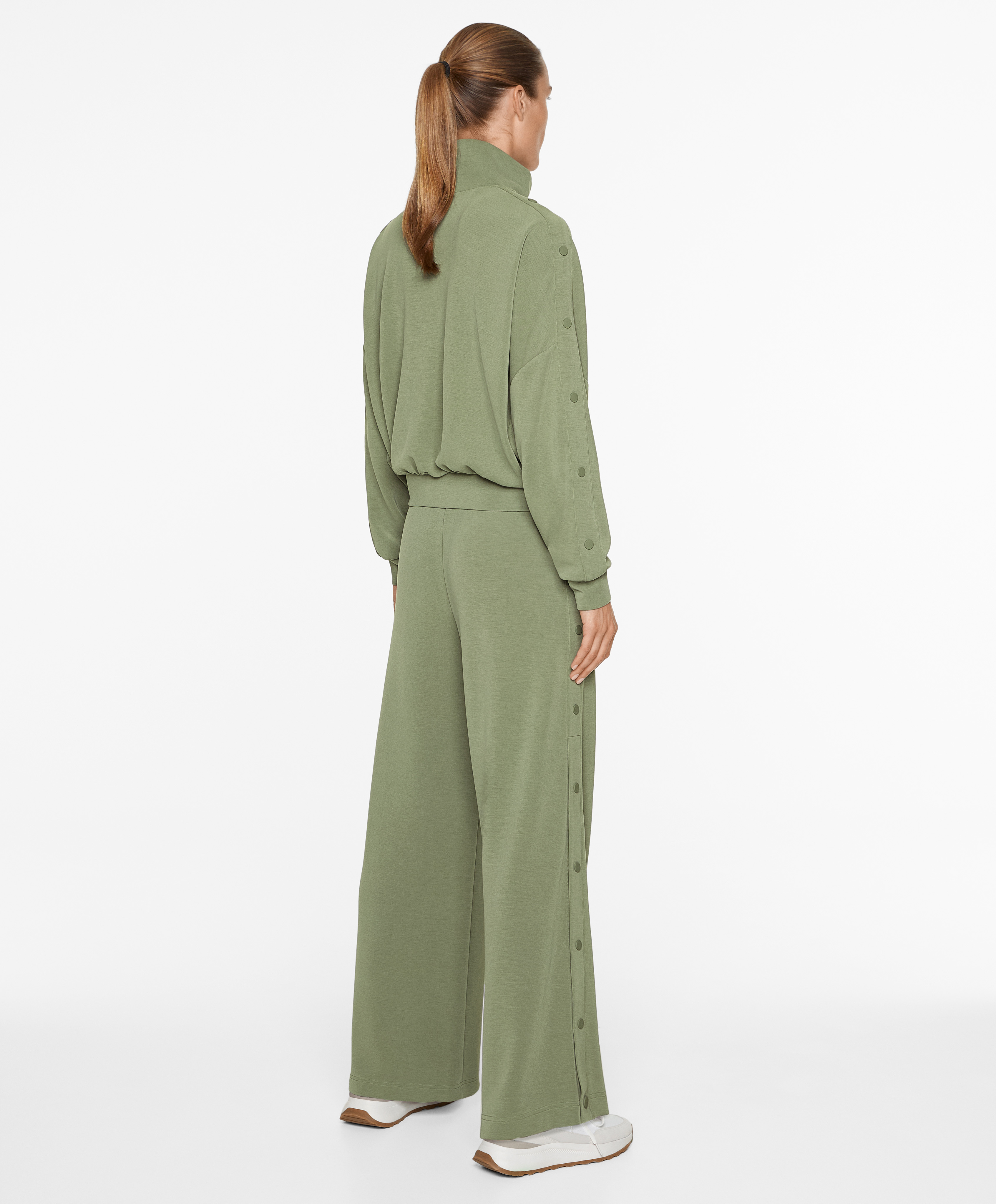 Jacket with modal and buttons