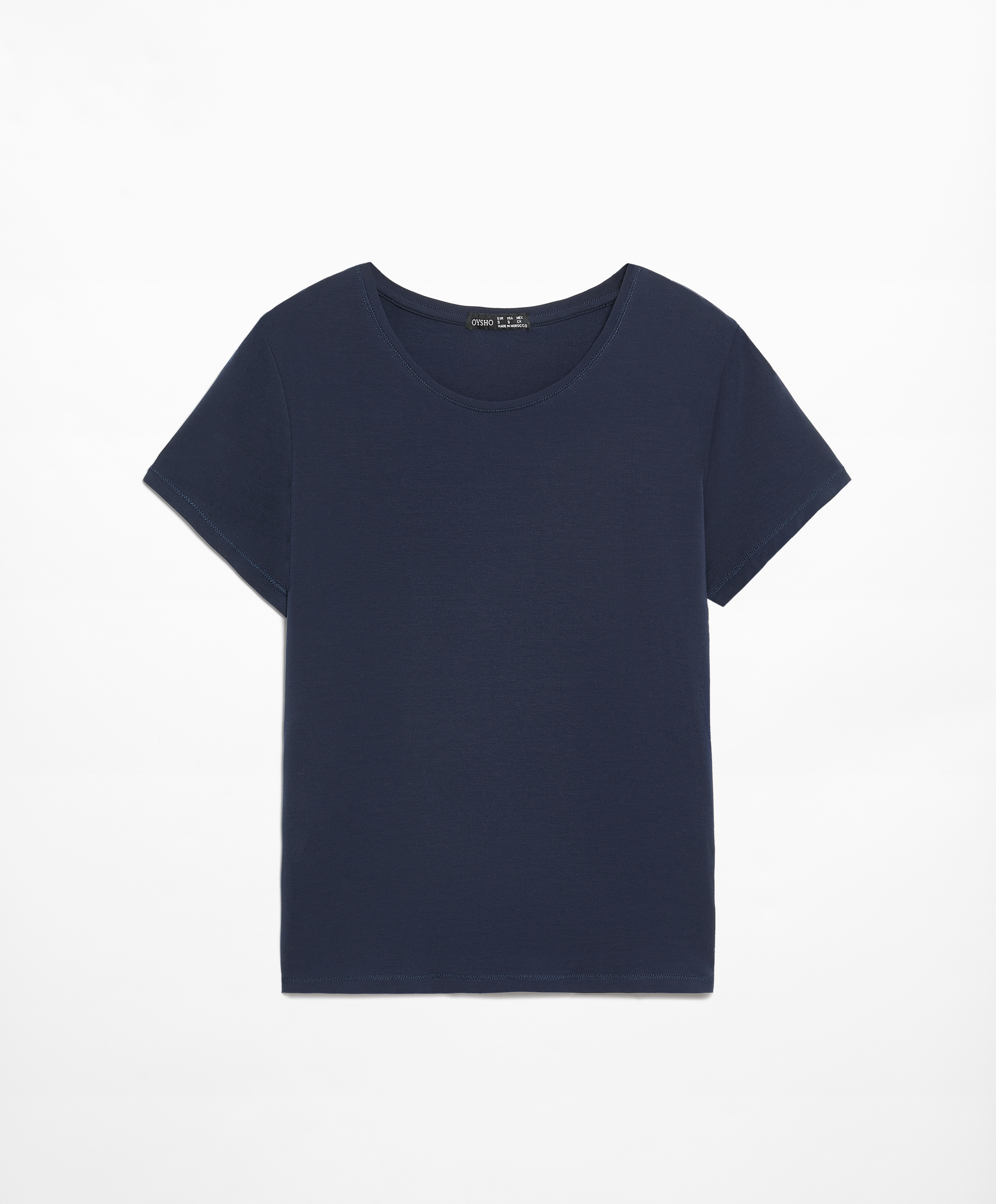 Short sleeve lyocell blend T-shirt