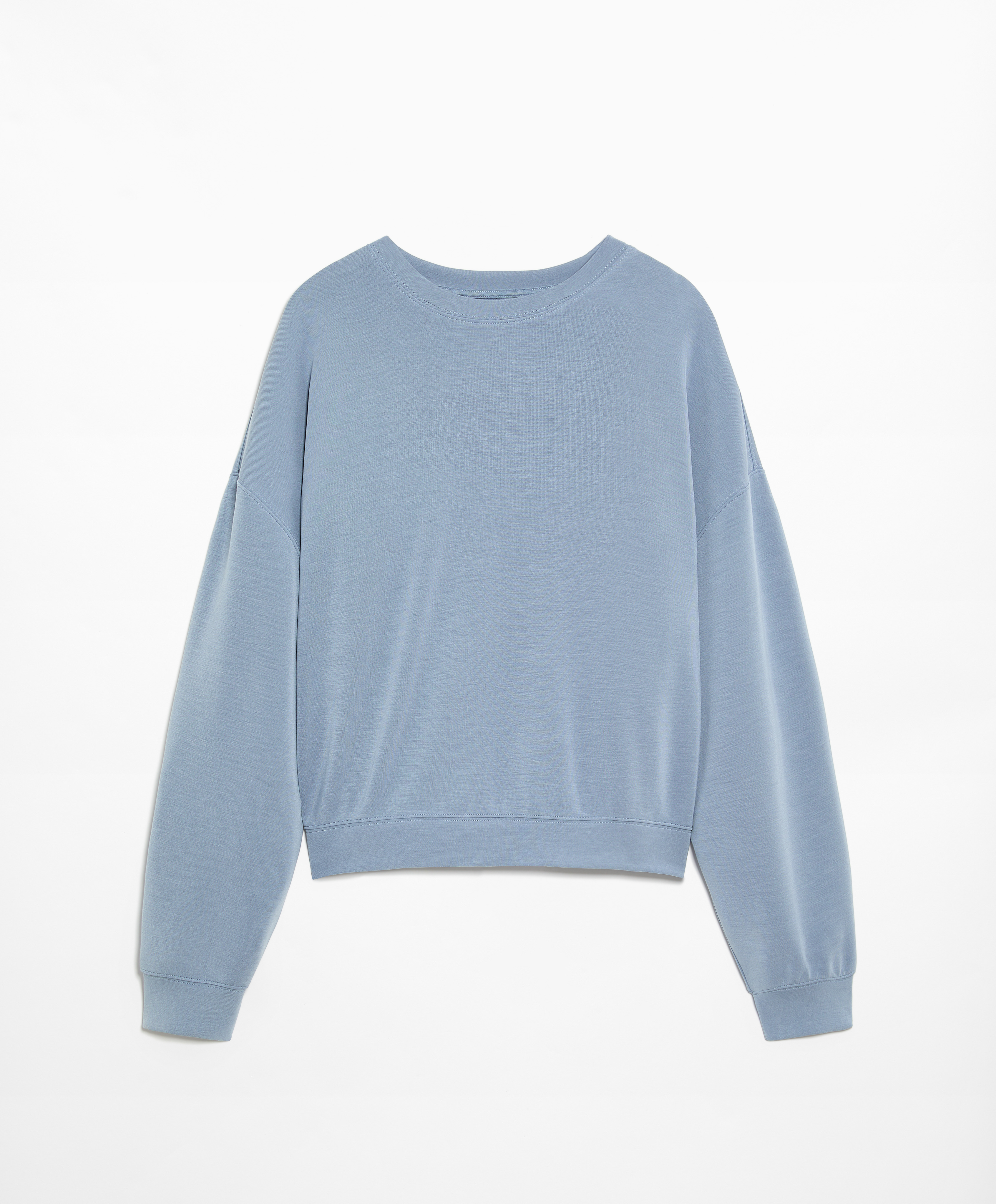 Crop sweatshirt with modal