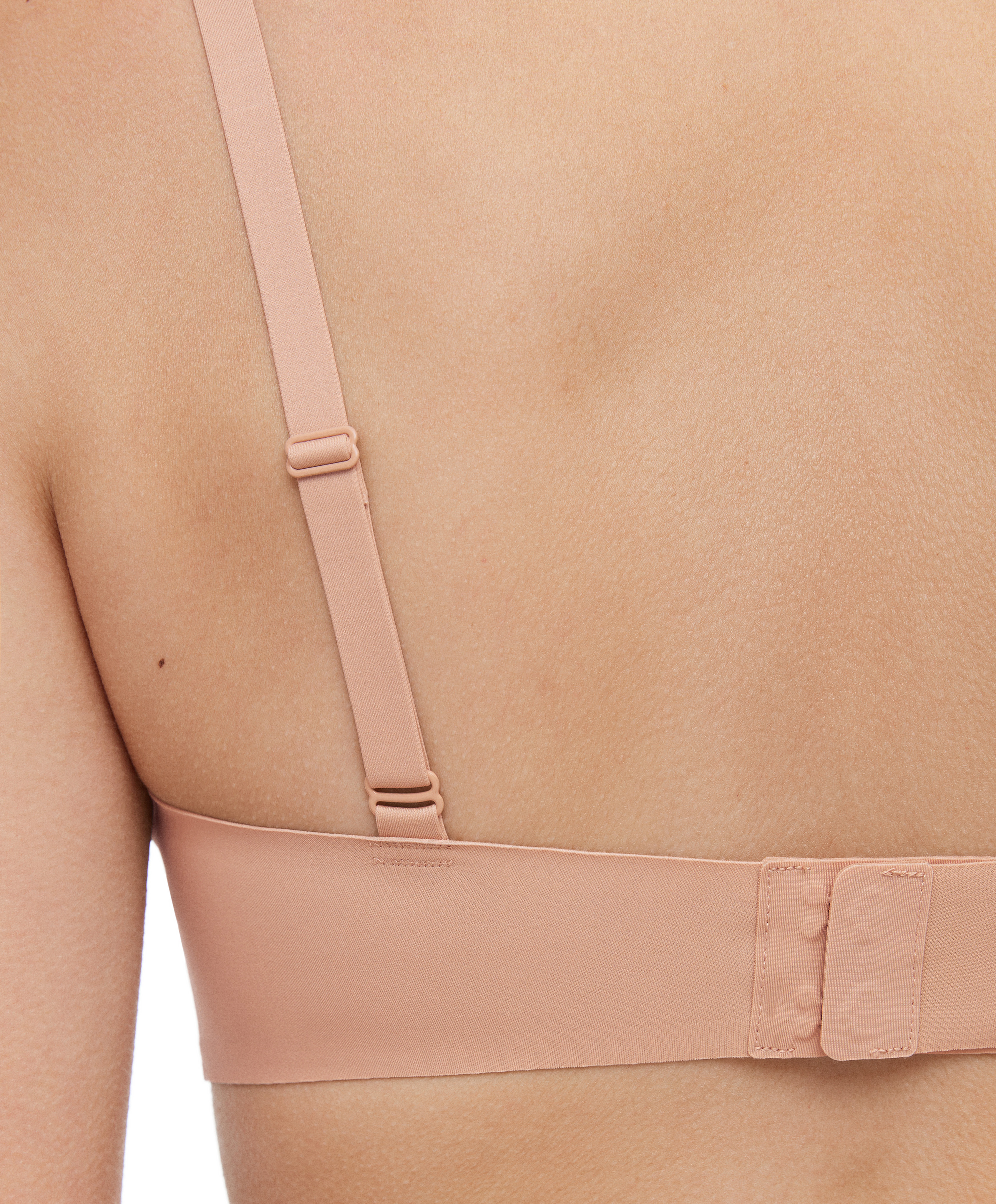 Invisible laser-cut halter bra