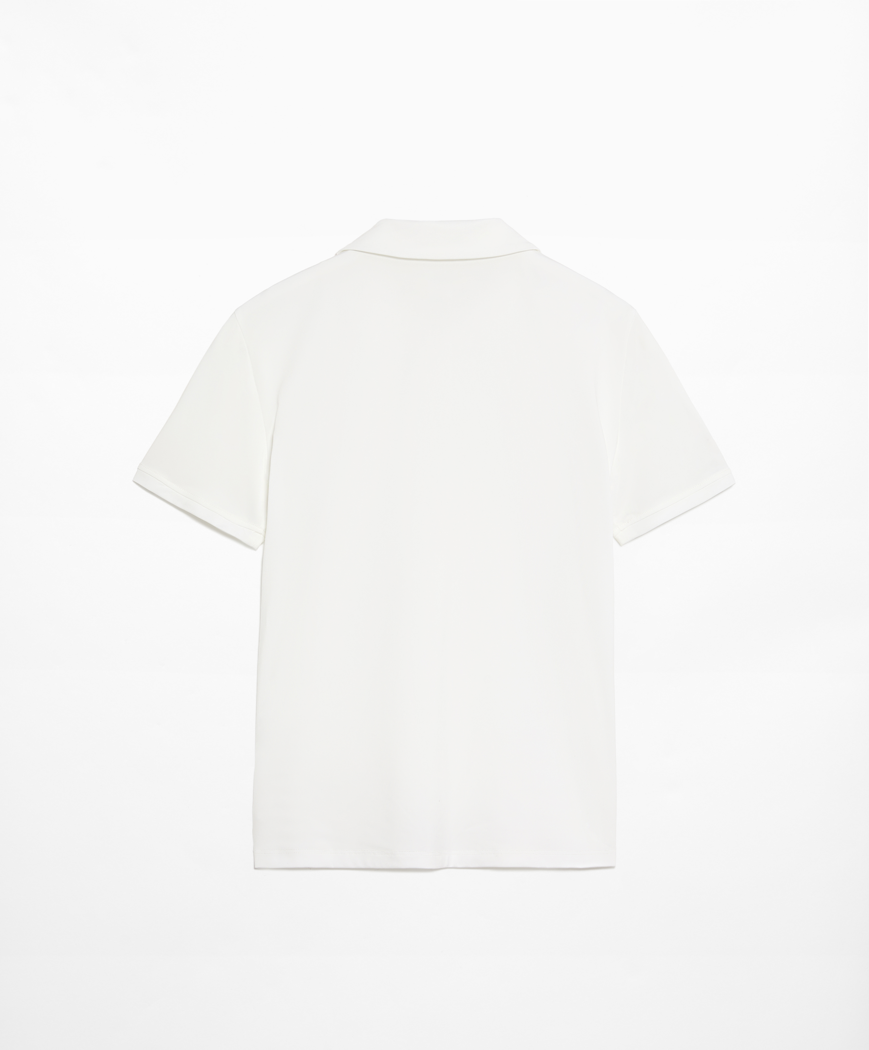 Short-sleeved technical polo shirt