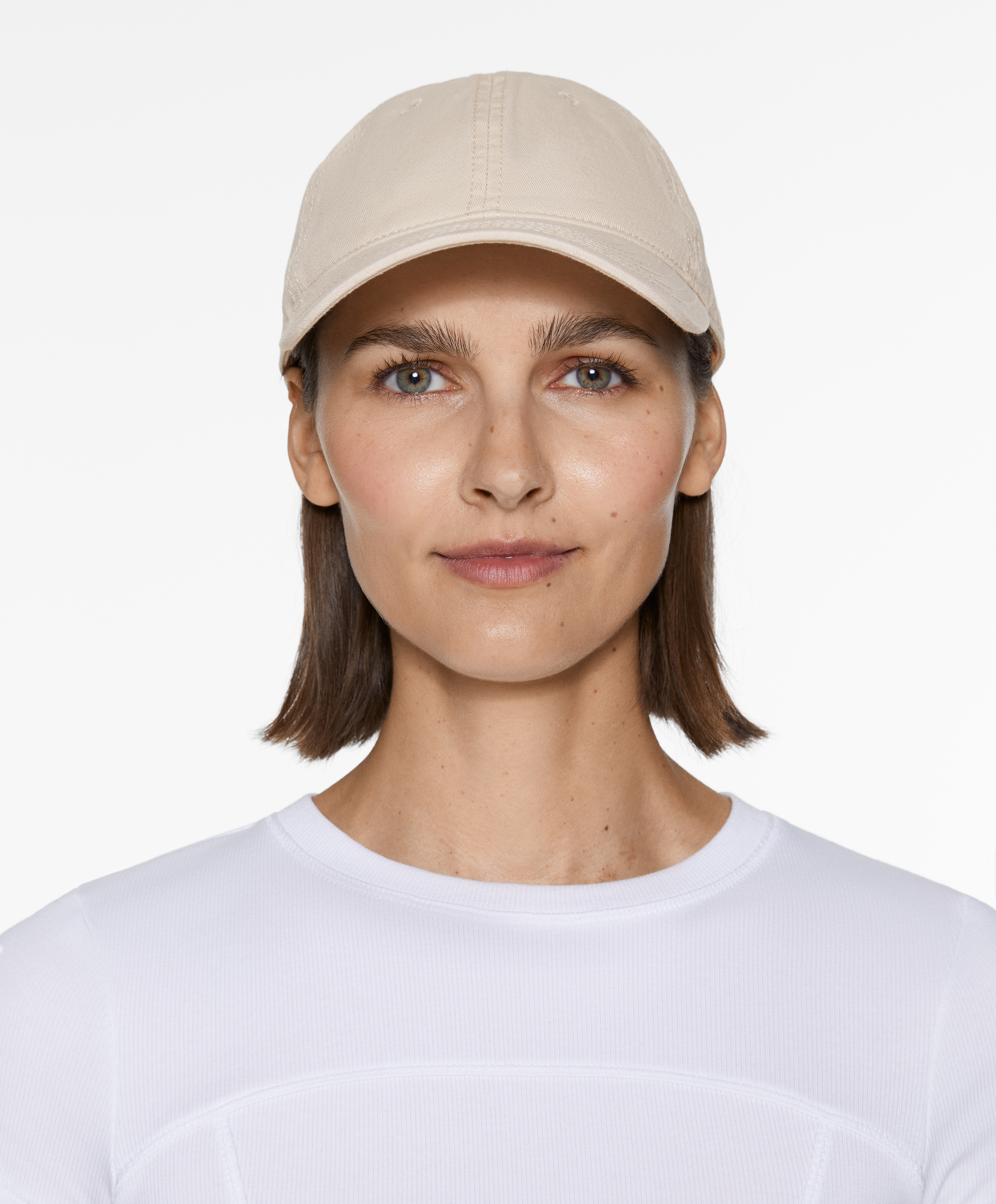 Washed-effect 100% cotton cap
