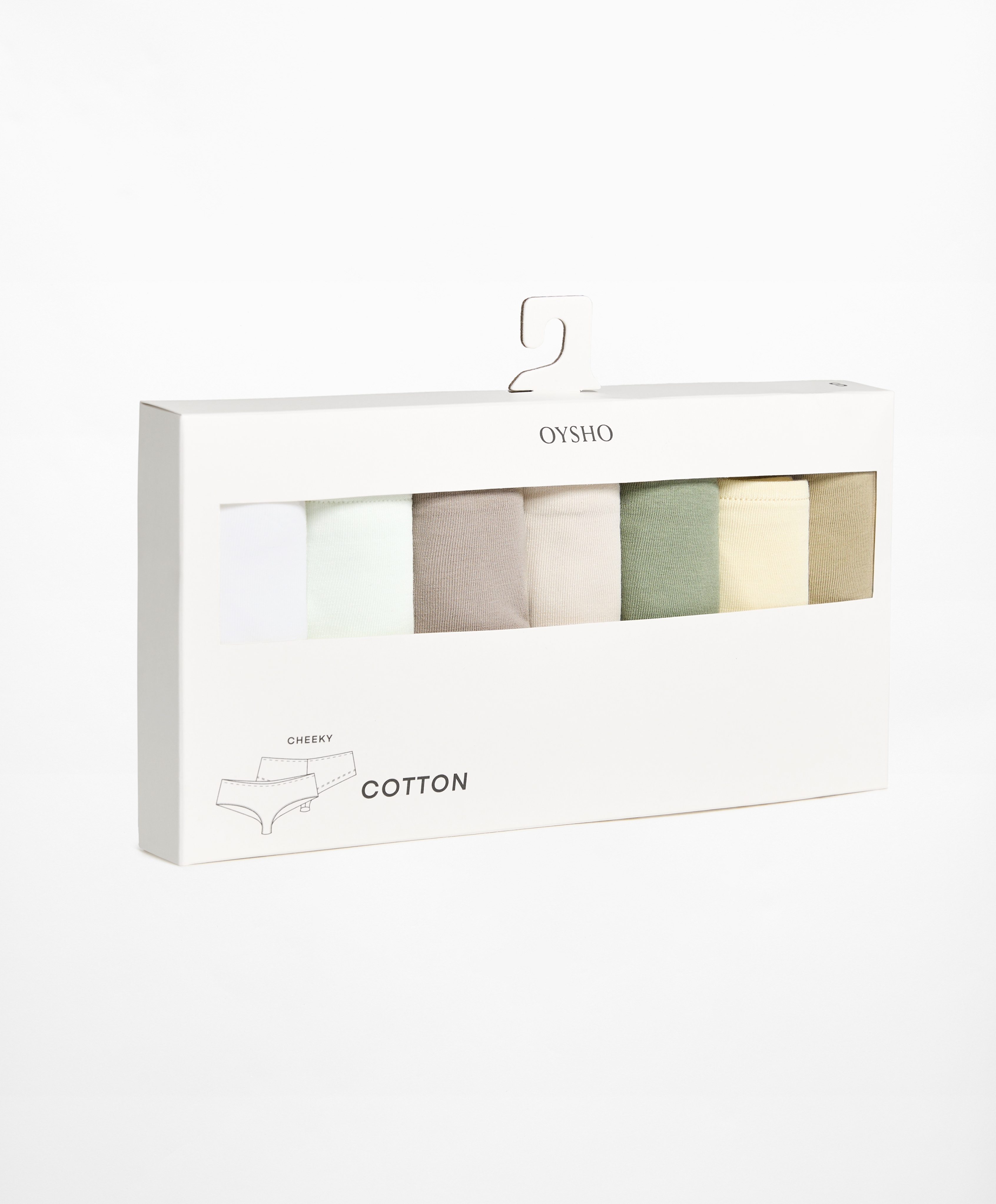 7 cotton blend cheeky briefs