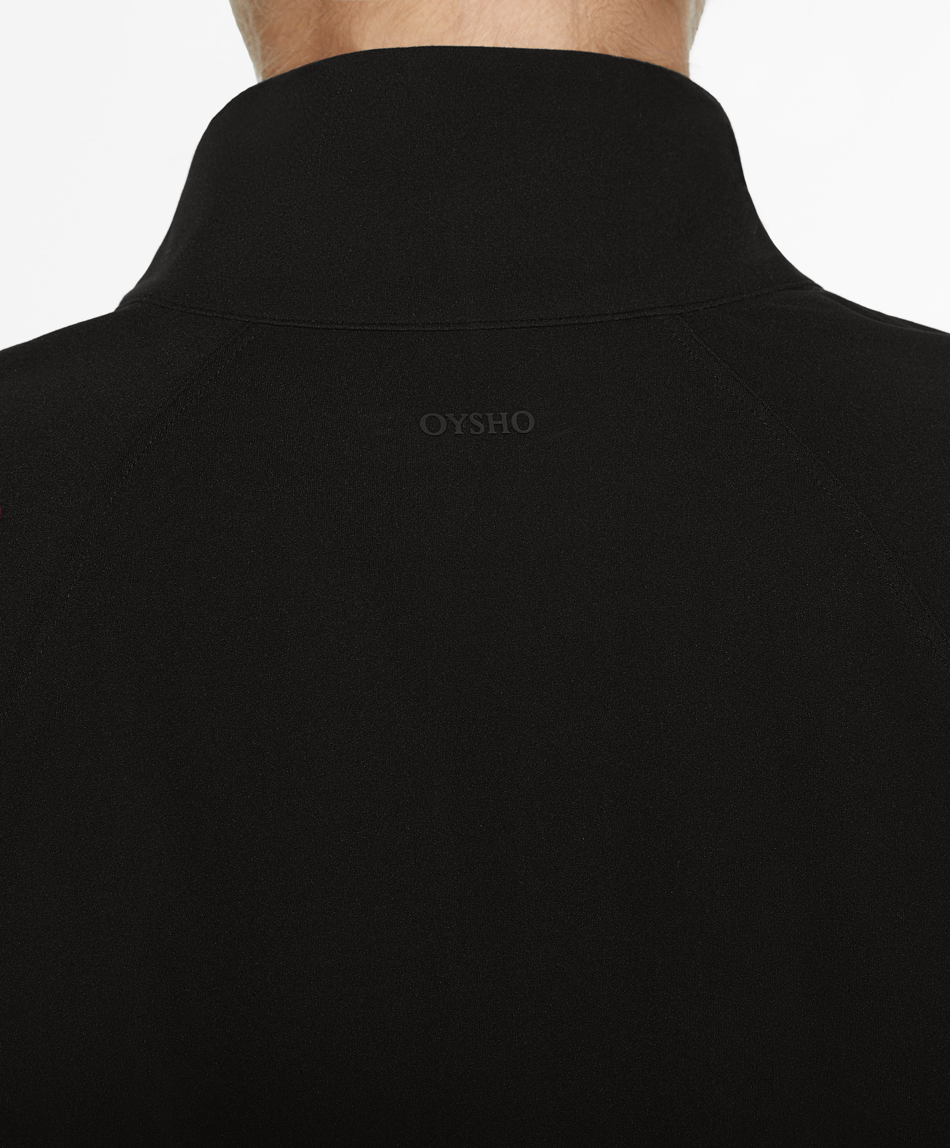 Sweatshirt with half-length zip