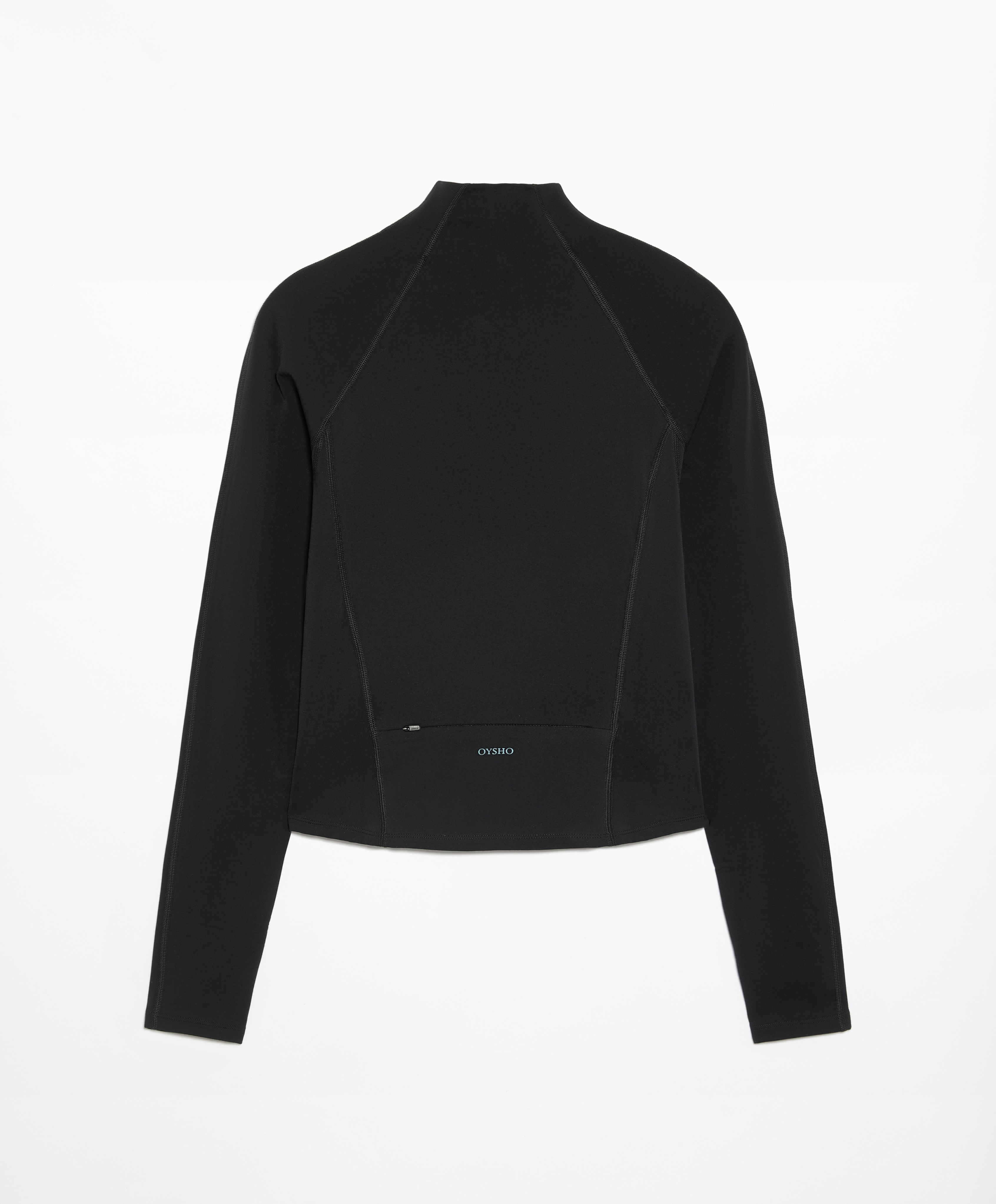 Light warmth running technical jacket with seams
