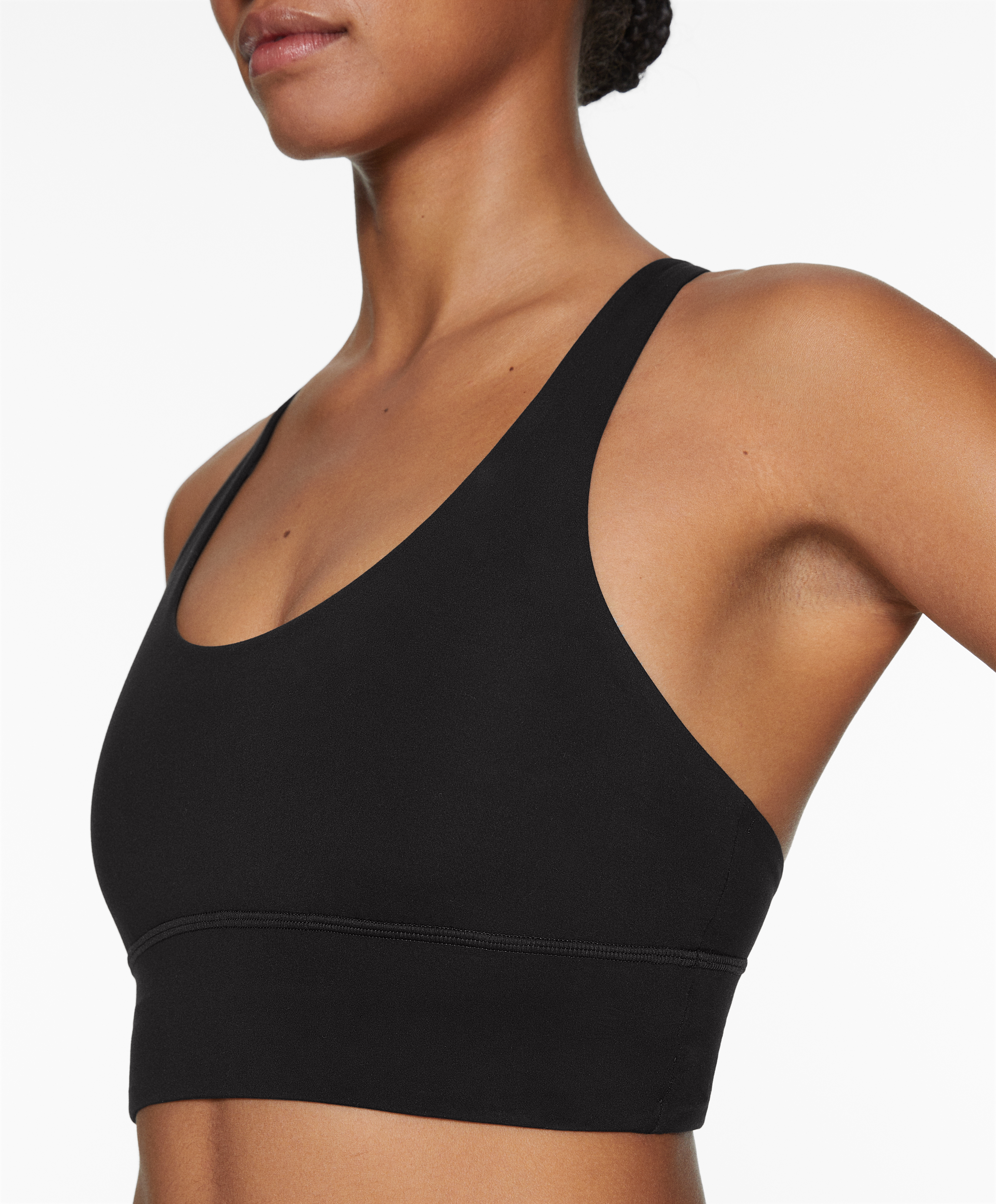 Medium-support comfortlux sports bra with cups