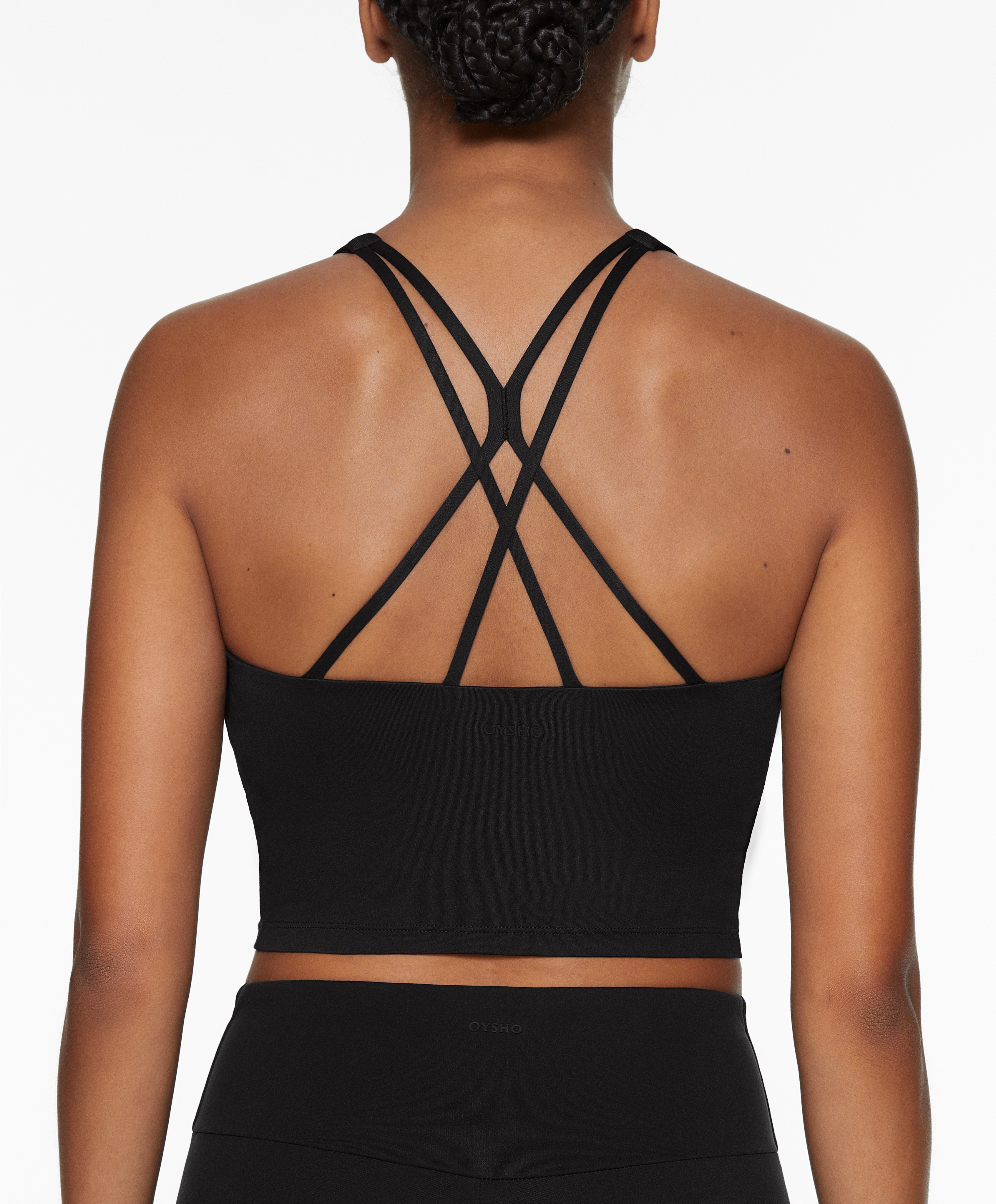 Comfortlux strap tank top with cups