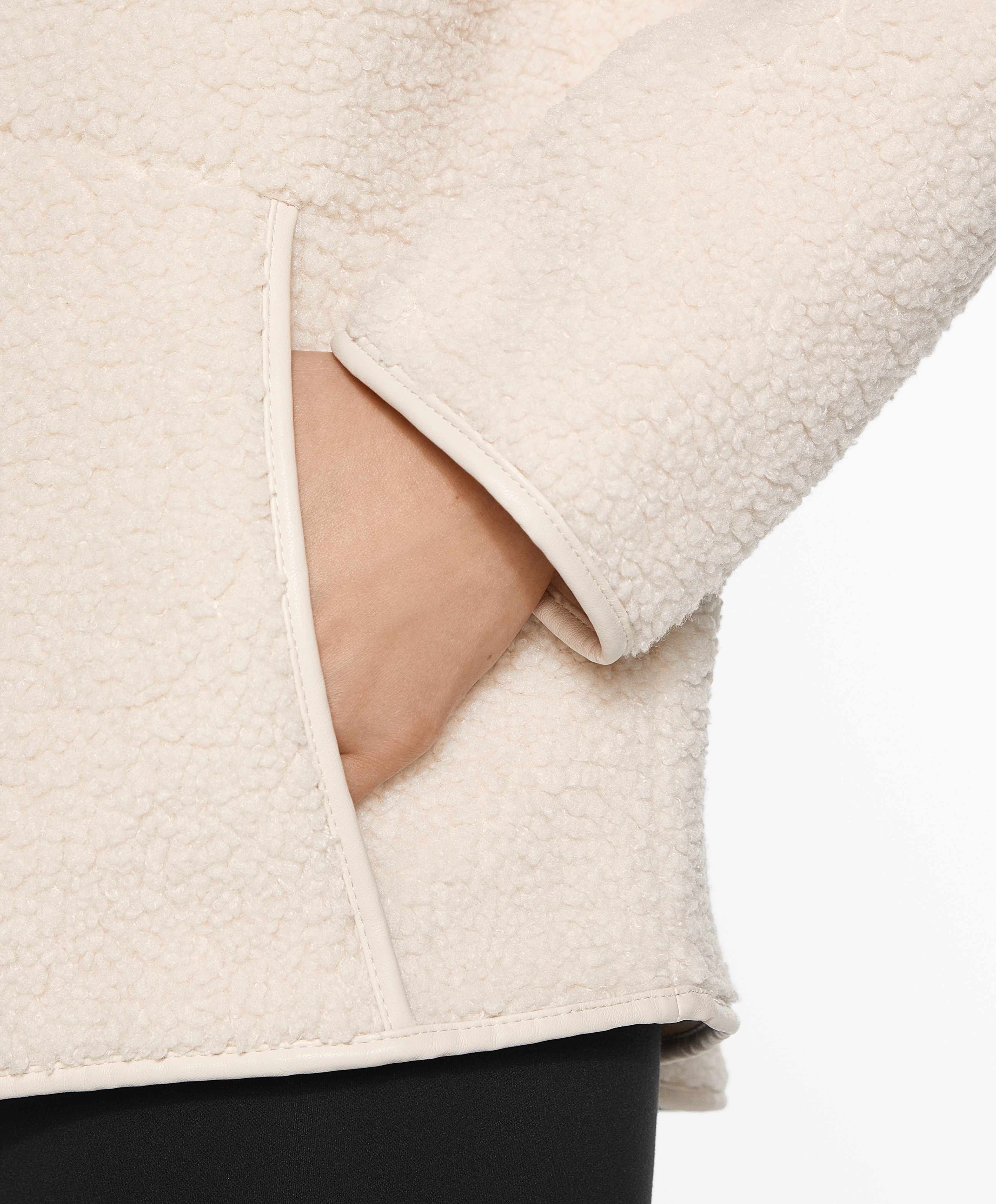Faux-shearling jacket