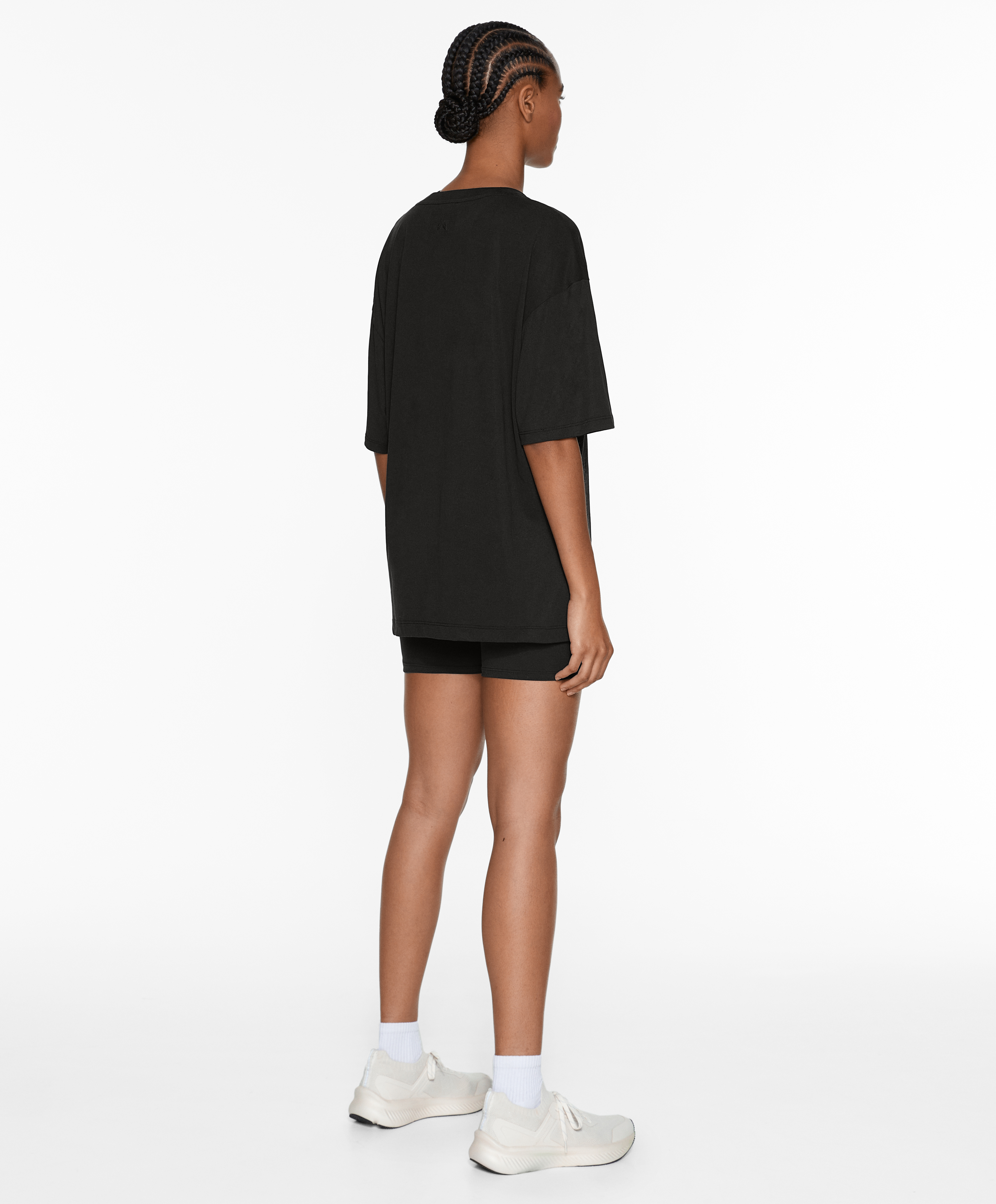 Modal blend short-sleeved T-shirt