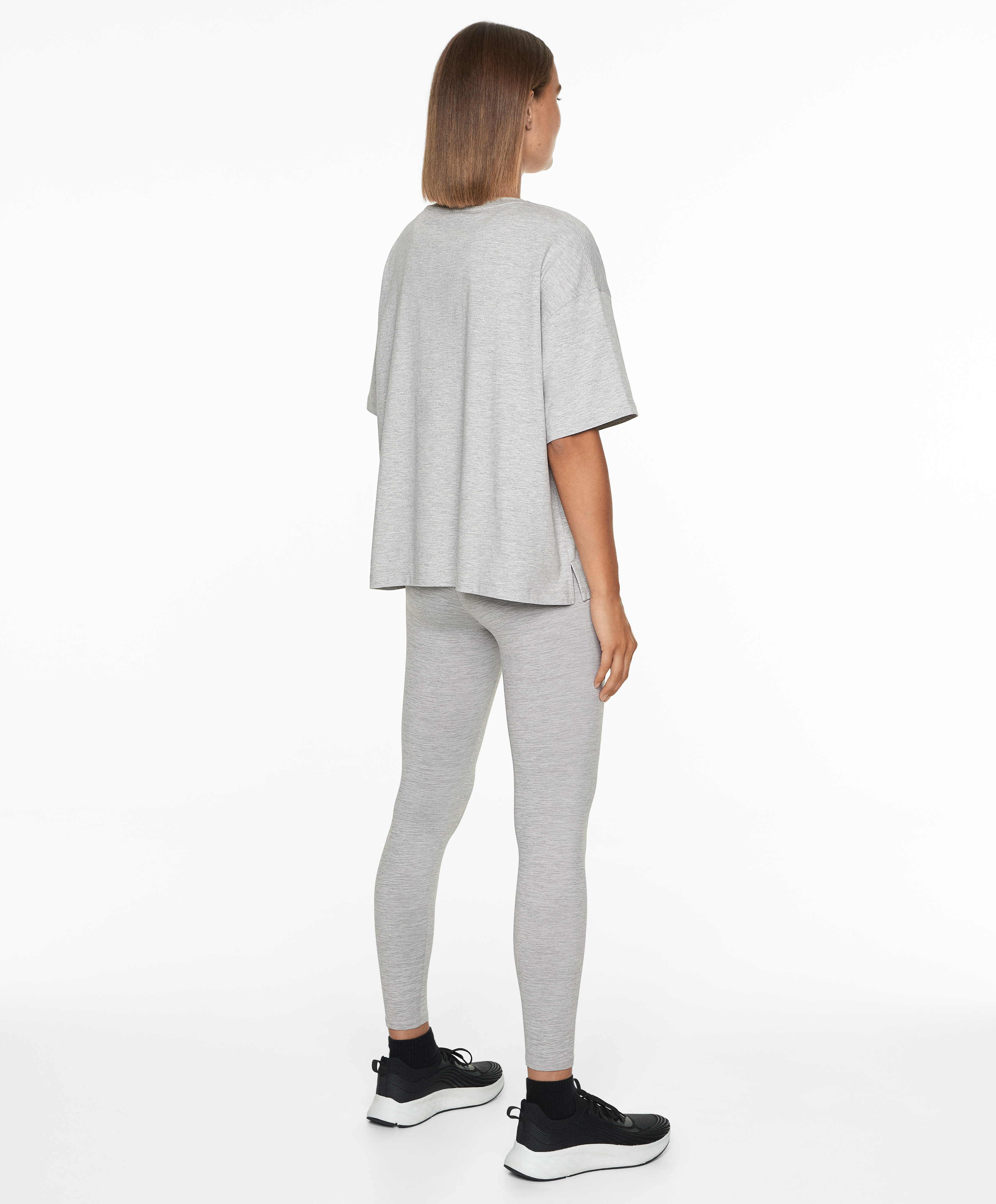 Short sleeve cotton blend T-shirt