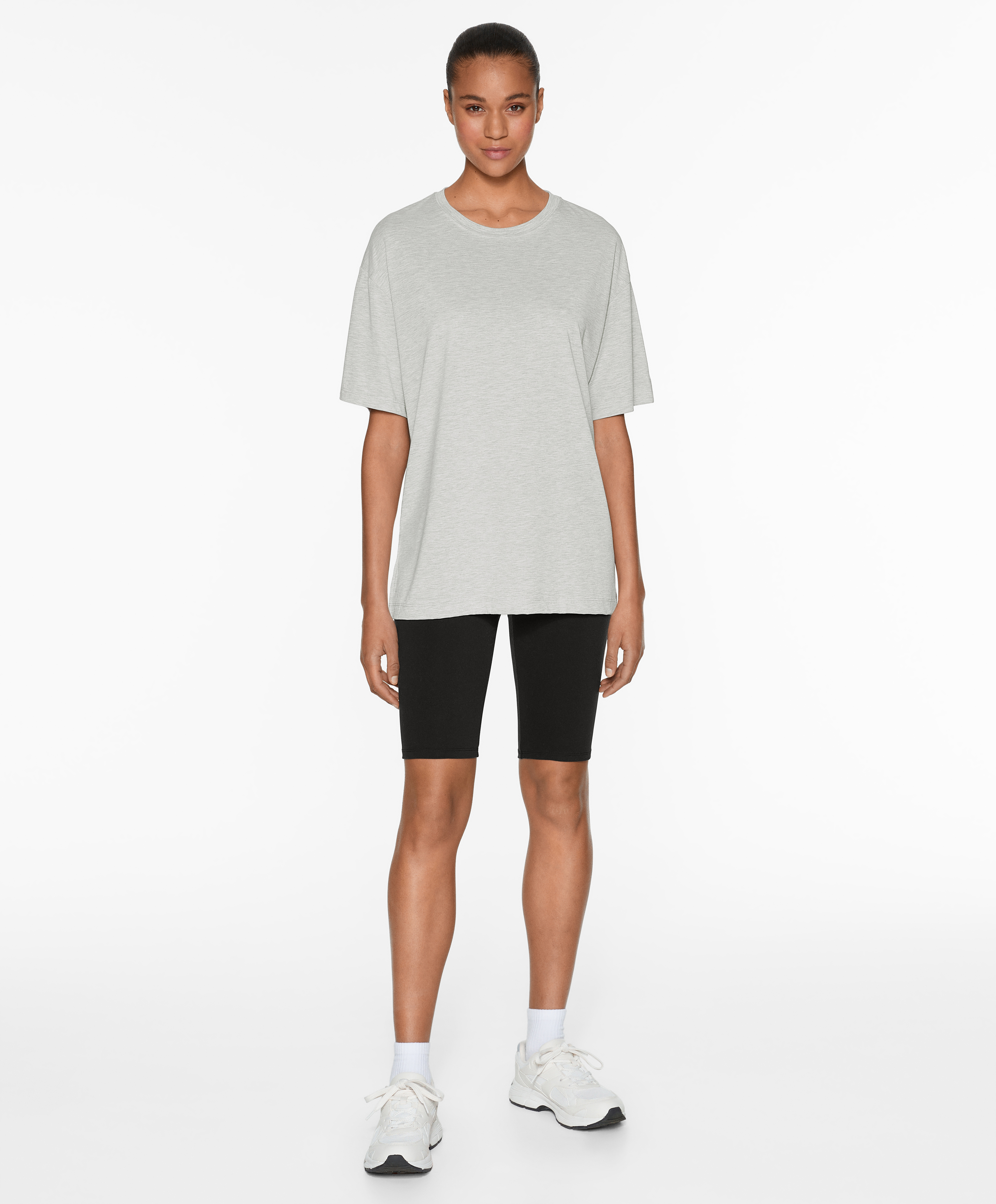 Modal blend short-sleeved T-shirt